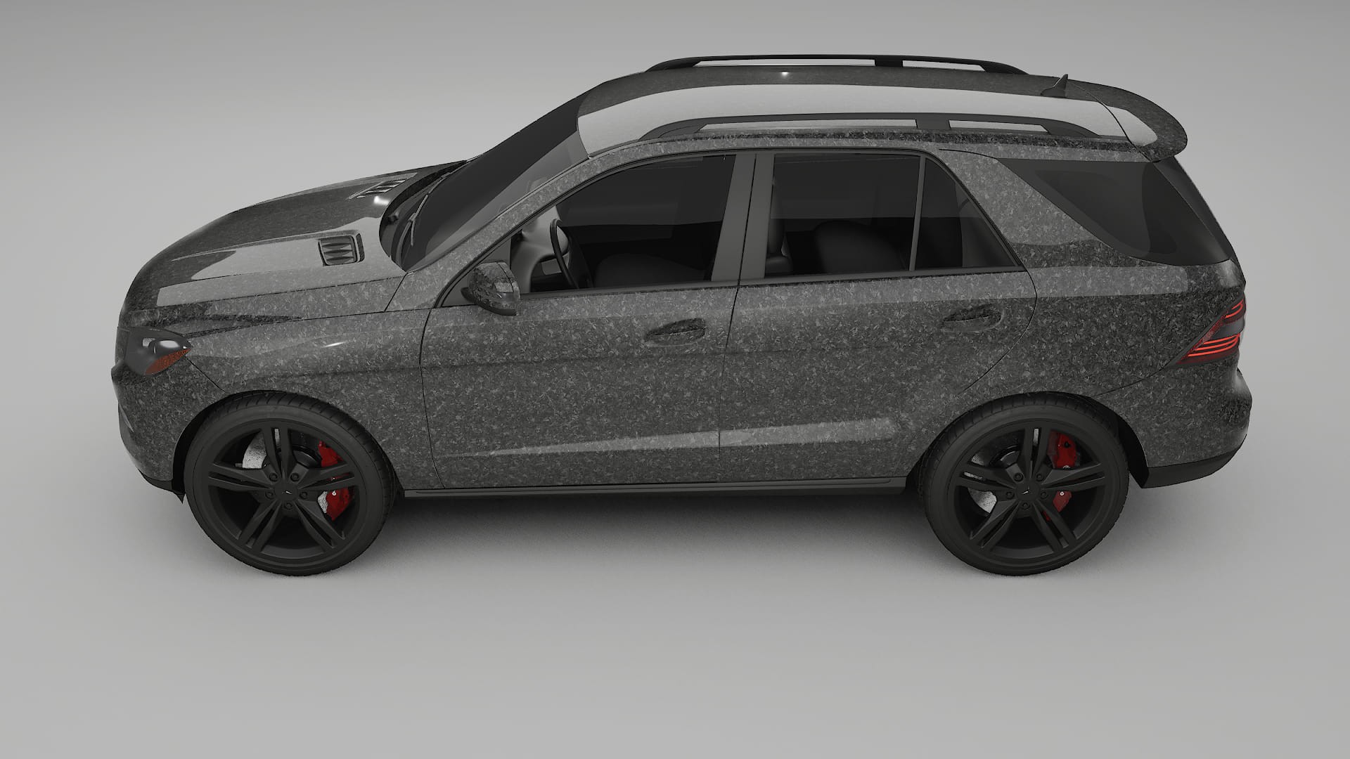 Mercedes M-class W166 TPU Paint Protection Film | FORGED S Color Change PPF Full Pre-Cut Kit