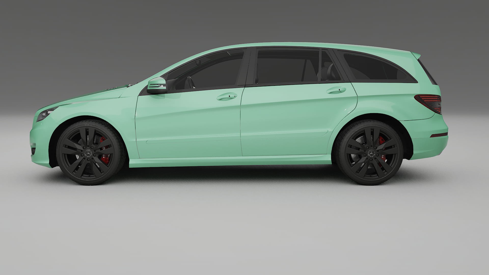 Mercedes R-class W251 facelift LCI TPU Paint Protection Film | DUSTY Color Change PPF Full Pre-Cut Kit