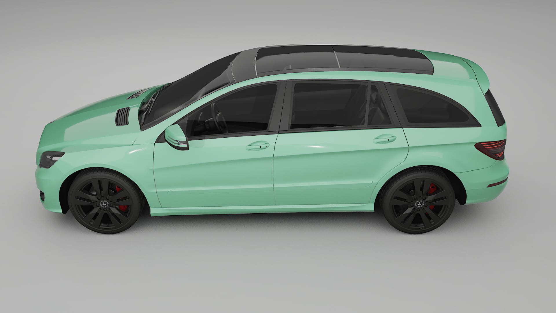 Mercedes R-class W251 facelift LCI TPU Paint Protection Film | DUSTY Color Change PPF Full Pre-Cut Kit