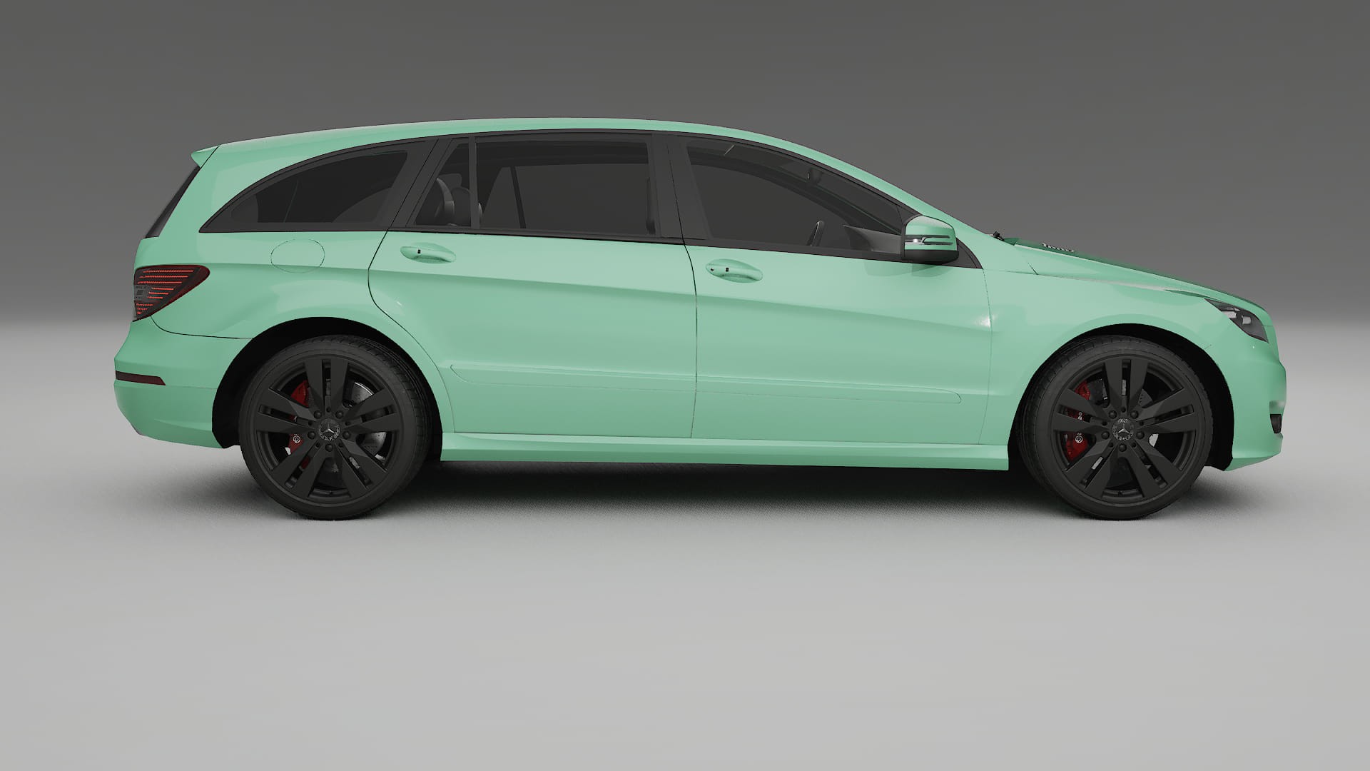 Mercedes R-class W251 facelift LCI TPU Paint Protection Film | DUSTY Color Change PPF Full Pre-Cut Kit