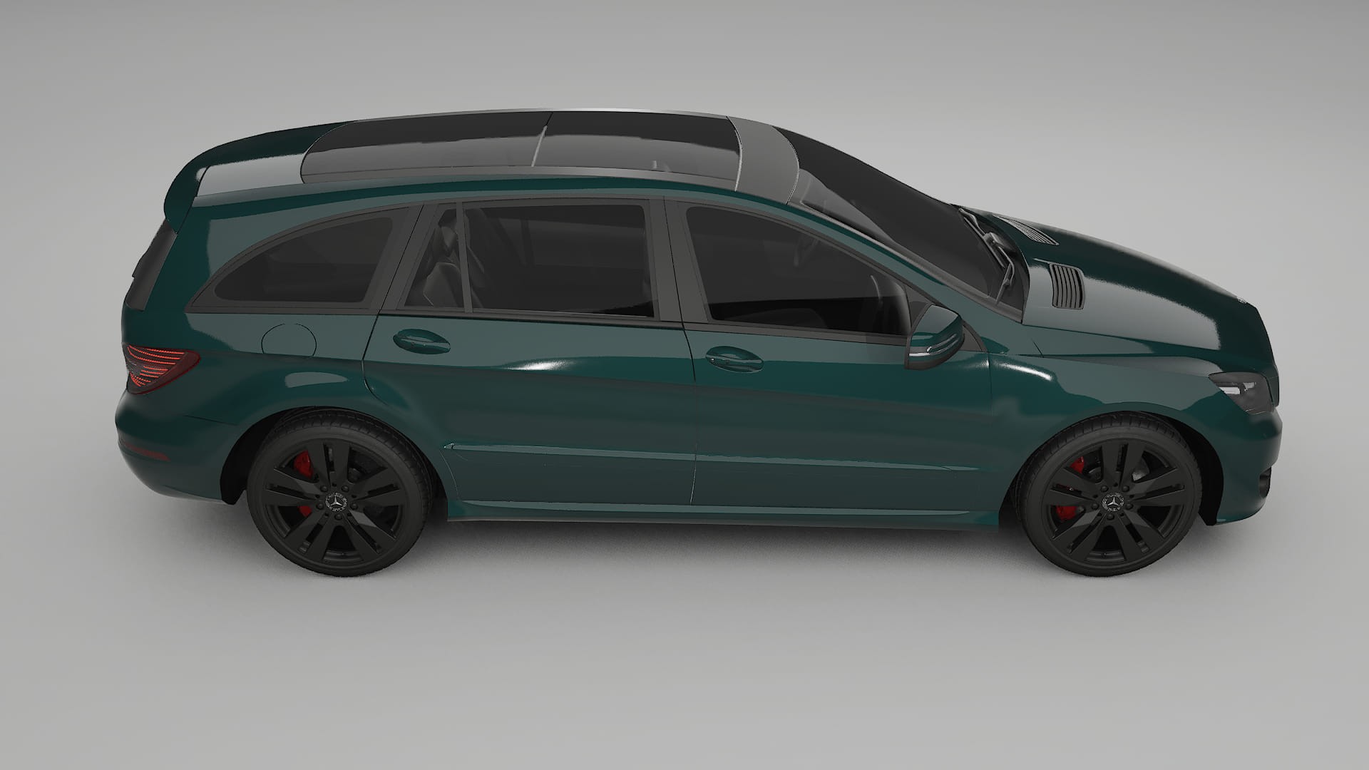 Mercedes R-class W251 facelift LCI TPU Paint Protection Film | INFERNO Color Change PPF Full Pre-Cut Kit