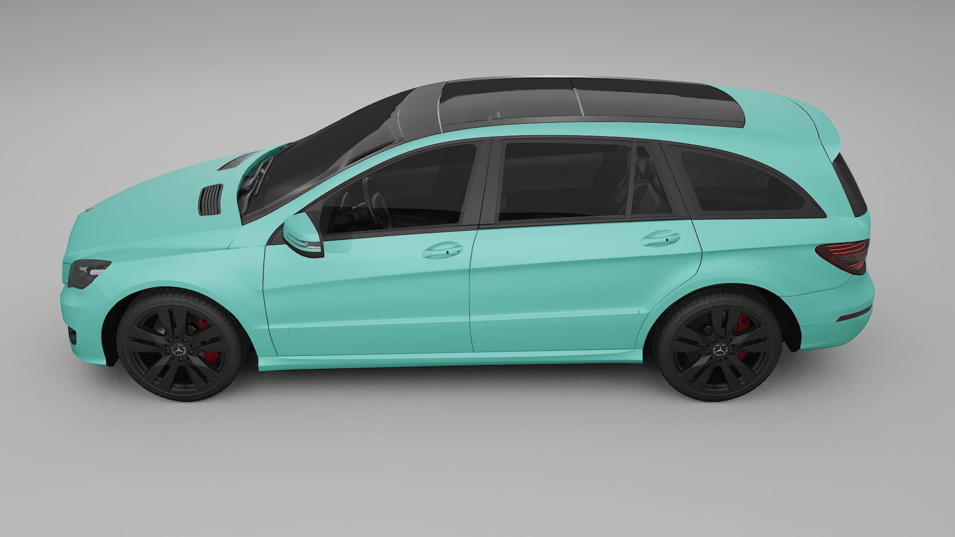 Mercedes R-class W251 facelift LCI TPU Paint Protection Film | FROST Color Change PPF Full Pre-Cut Kit