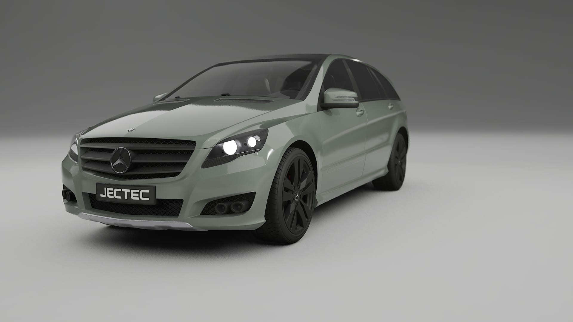 Mercedes R-class W251 facelift LCI TPU Paint Protection Film | SLATE Color Change PPF Full Pre-Cut Kit