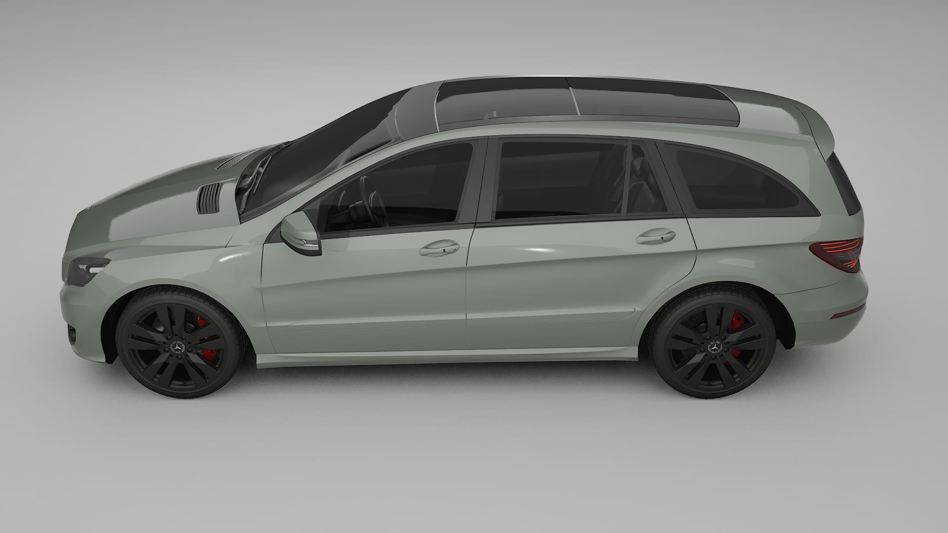 Mercedes R-class W251 facelift LCI TPU Paint Protection Film | SLATE Color Change PPF Full Pre-Cut Kit