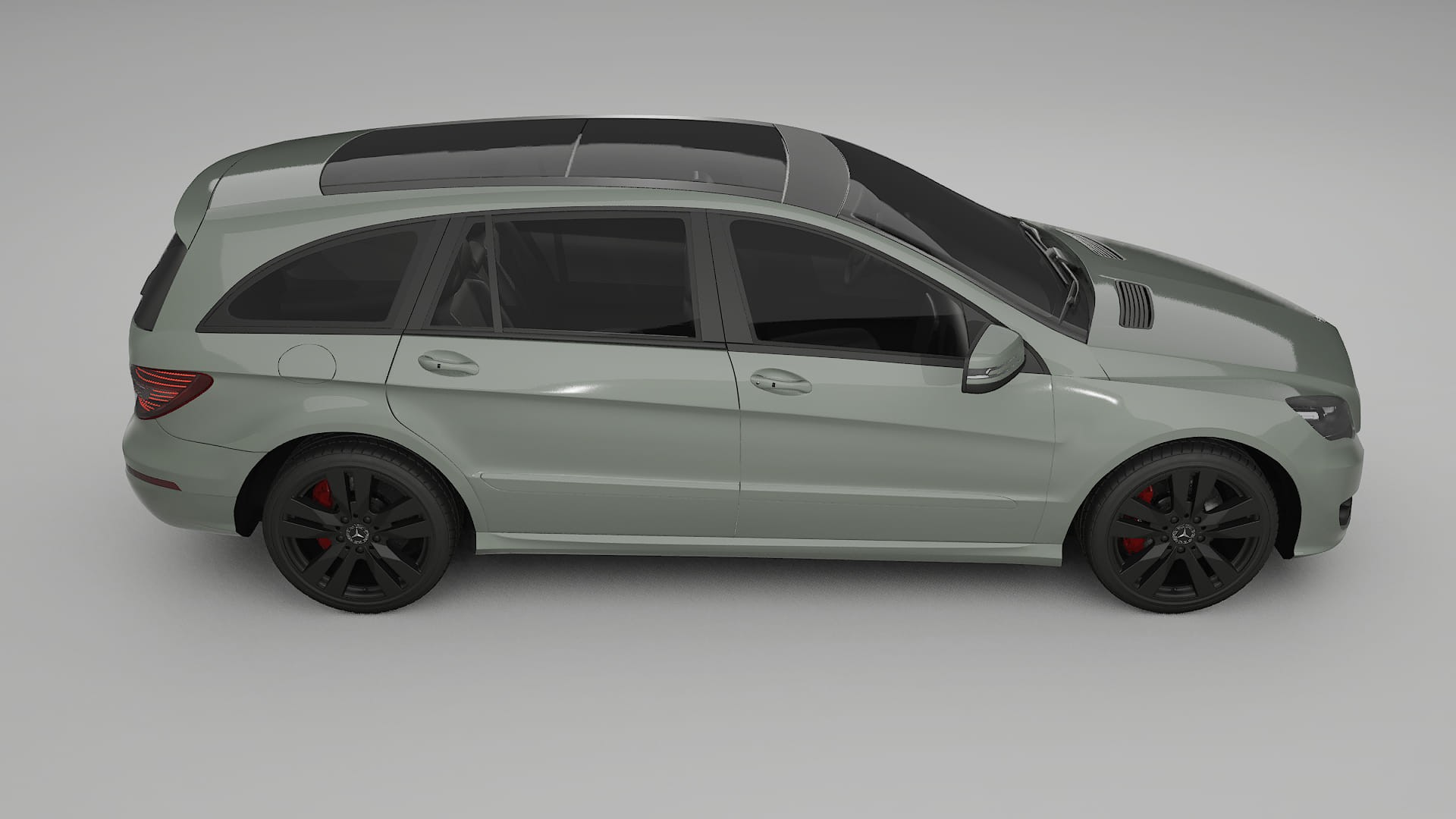 Mercedes R-class W251 facelift LCI TPU Paint Protection Film | SLATE Color Change PPF Full Pre-Cut Kit