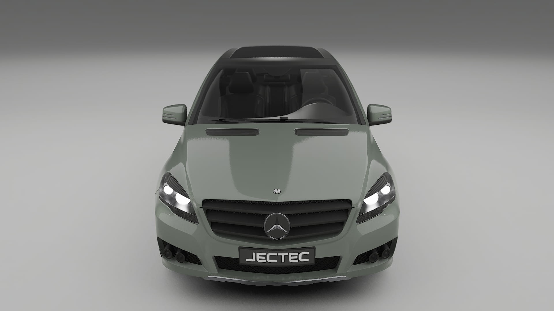 Mercedes R-class W251 facelift LCI TPU Paint Protection Film | SLATE Color Change PPF Full Pre-Cut Kit