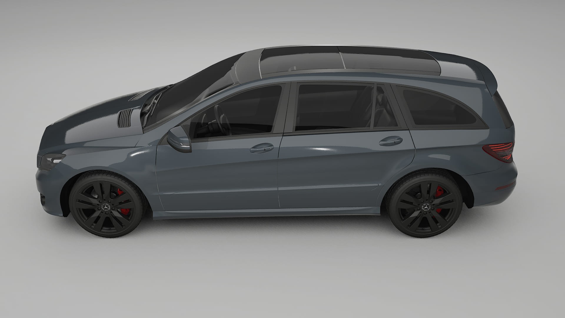 Mercedes R-class W251 facelift LCI TPU Paint Protection Film | GRANITE Color Change PPF Full Pre-Cut Kit