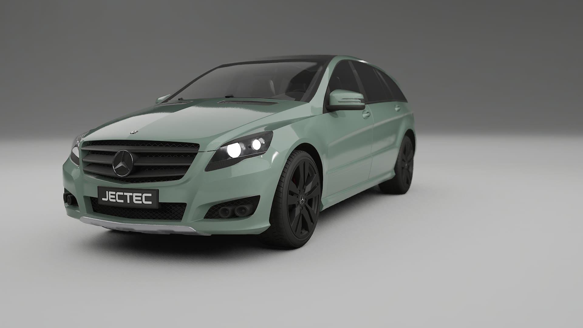 Mercedes R-class W251 facelift LCI TPU Paint Protection Film | CINDER Color Change PPF Full Pre-Cut Kit