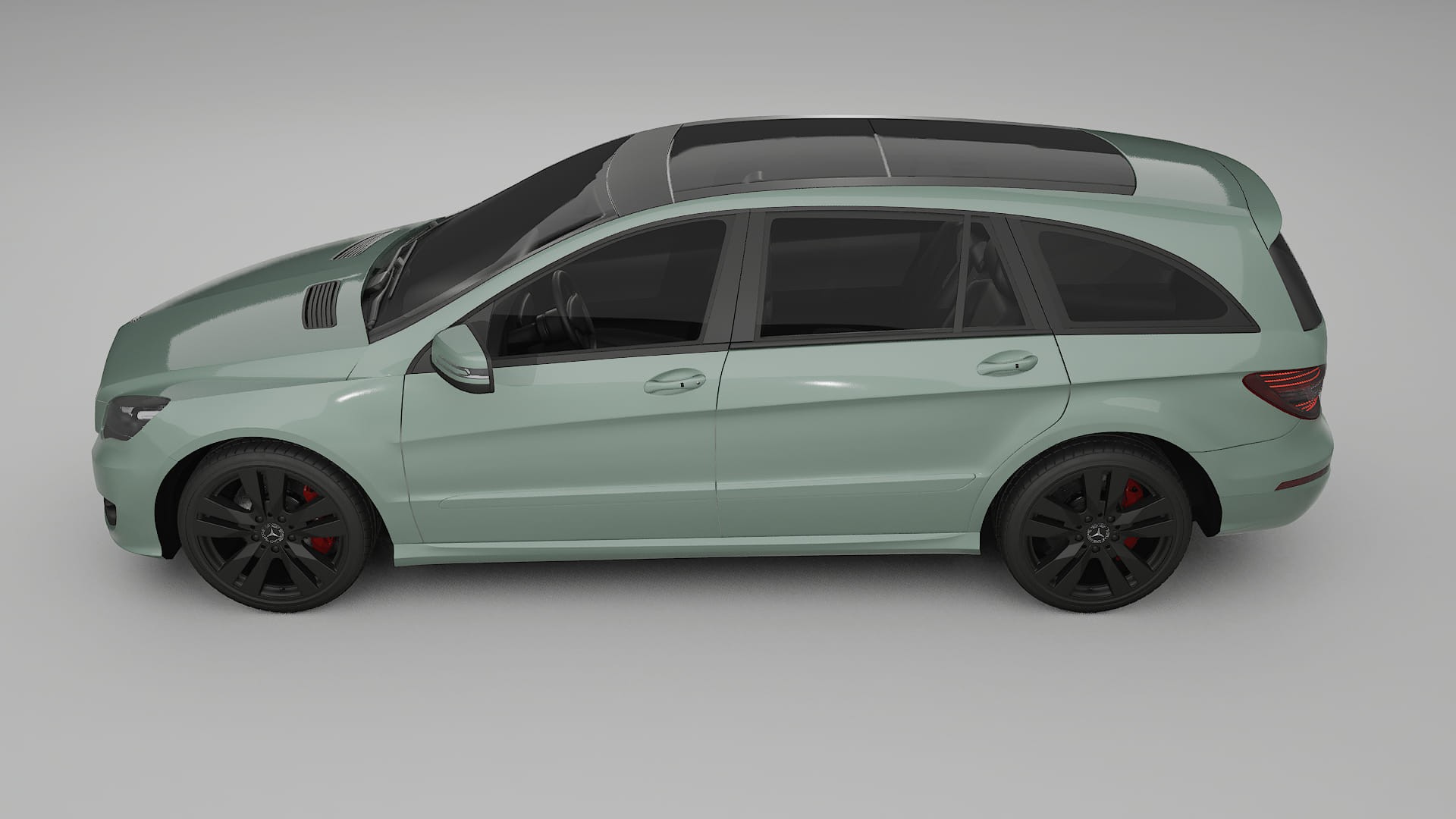 Mercedes R-class W251 facelift LCI TPU Paint Protection Film | CINDER Color Change PPF Full Pre-Cut Kit