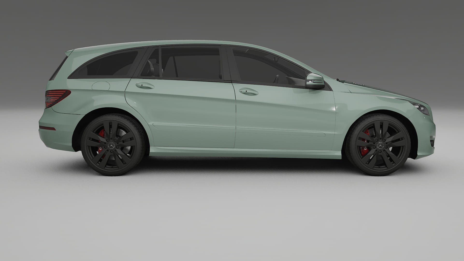 Mercedes R-class W251 facelift LCI TPU Paint Protection Film | CINDER Color Change PPF Full Pre-Cut Kit