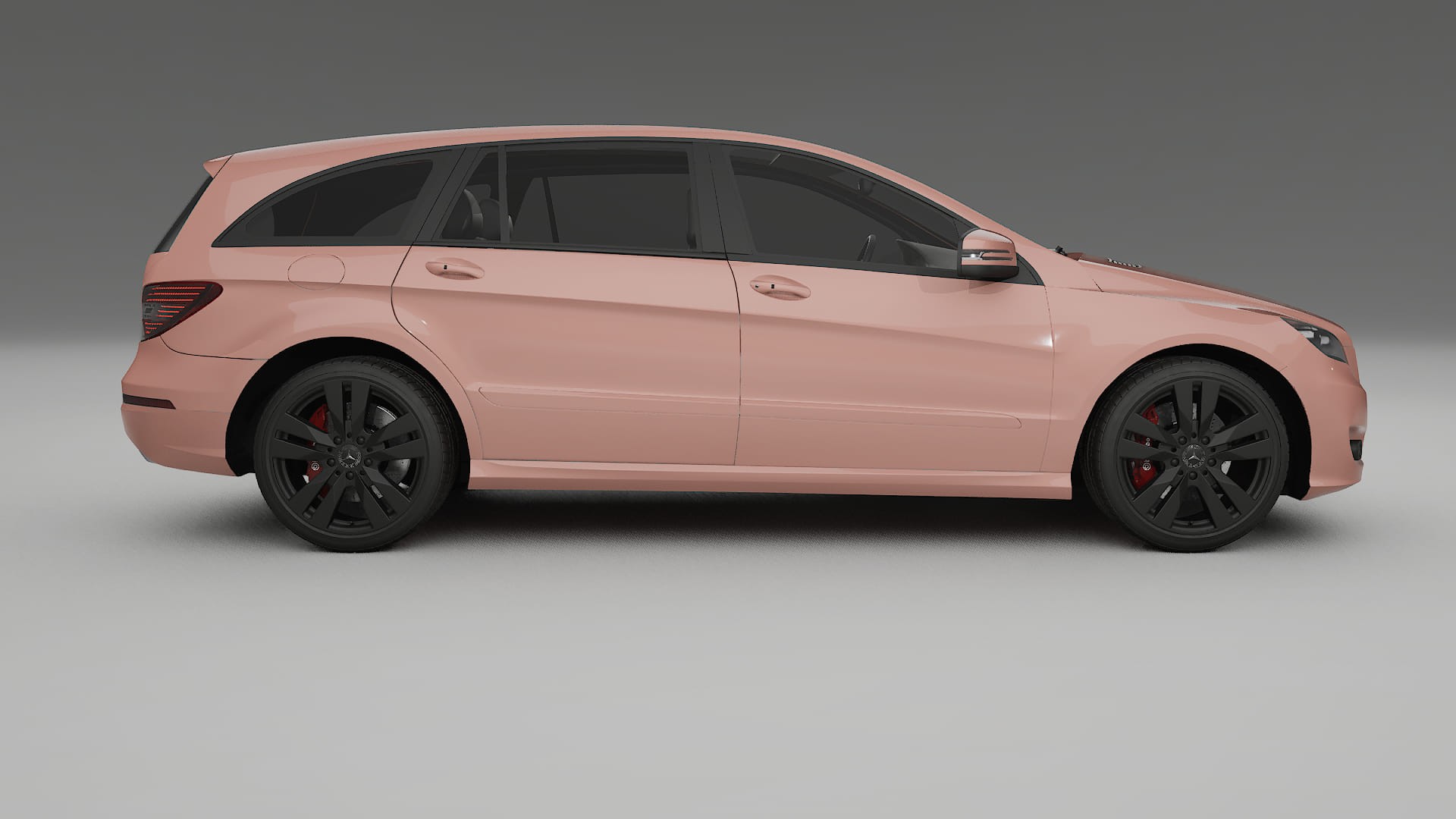 Mercedes R-class W251 facelift LCI TPU Paint Protection Film | BLUSH Color Change PPF Full Pre-Cut Kit