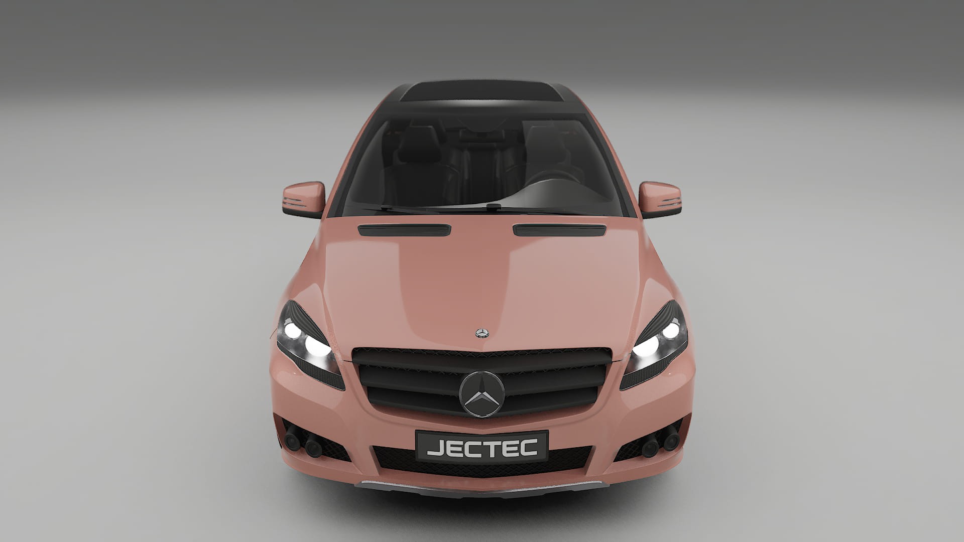 Mercedes R-class W251 facelift LCI TPU Paint Protection Film | BLUSH Color Change PPF Full Pre-Cut Kit