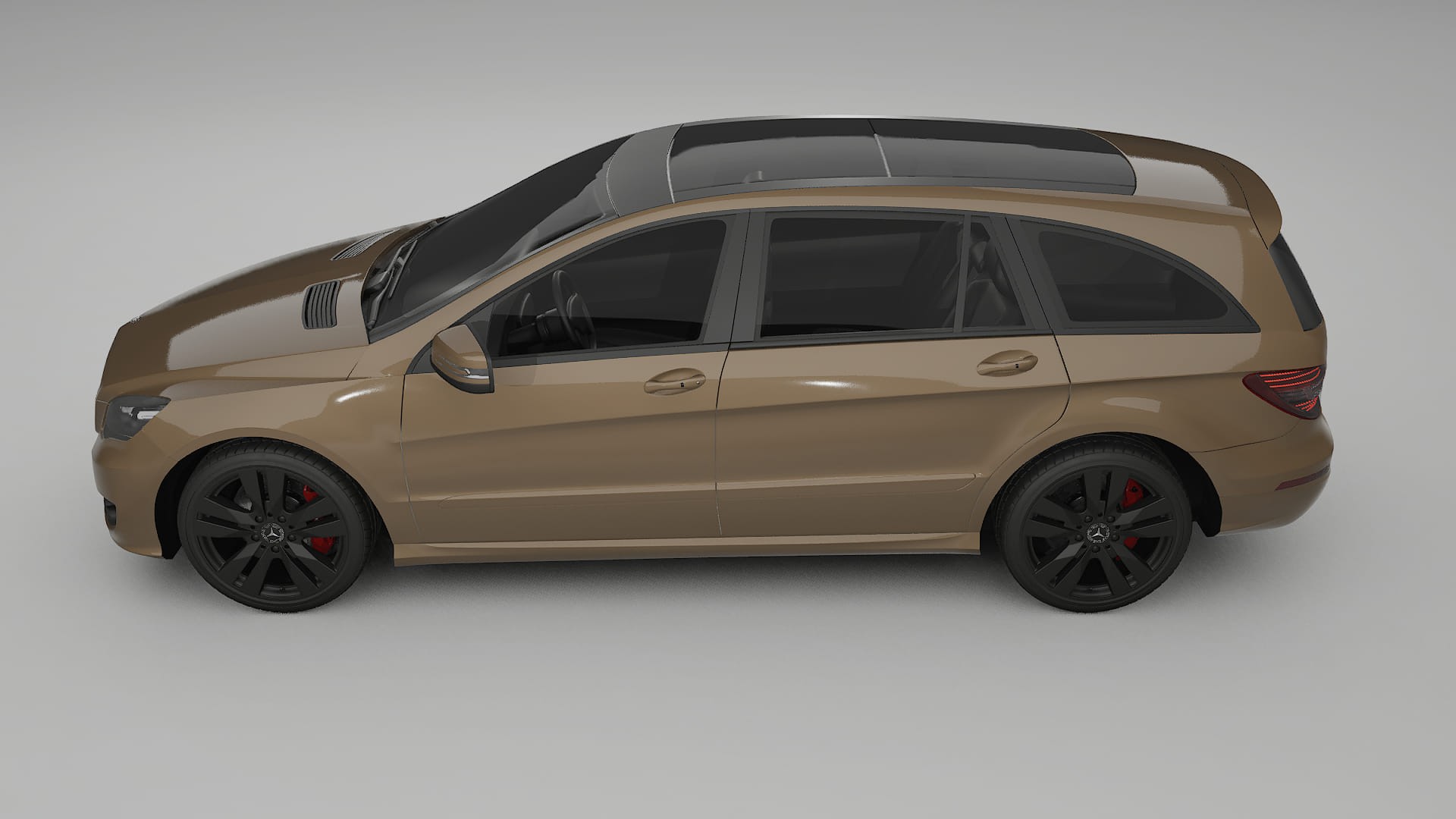 Mercedes R-class W251 facelift LCI TPU Paint Protection Film | SAHARA Color Change PPF Full Pre-Cut Kit