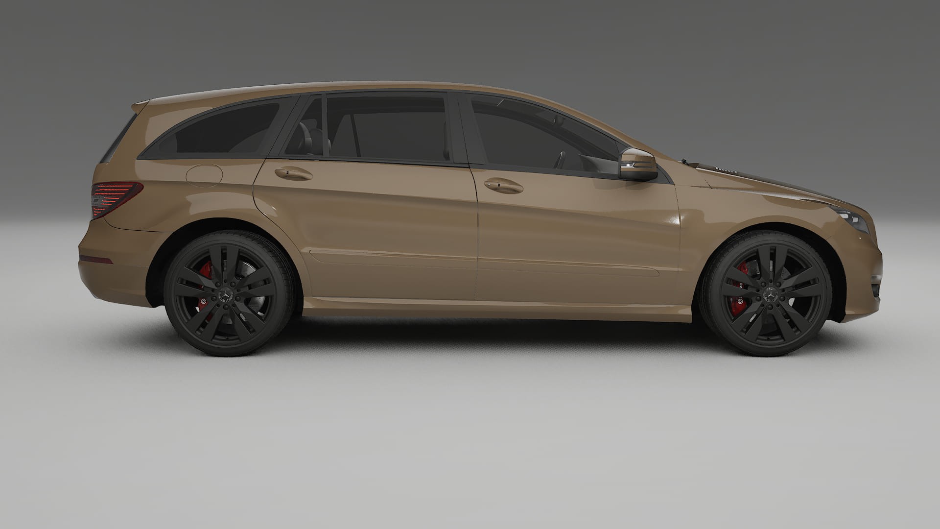 Mercedes R-class W251 facelift LCI TPU Paint Protection Film | SAHARA Color Change PPF Full Pre-Cut Kit