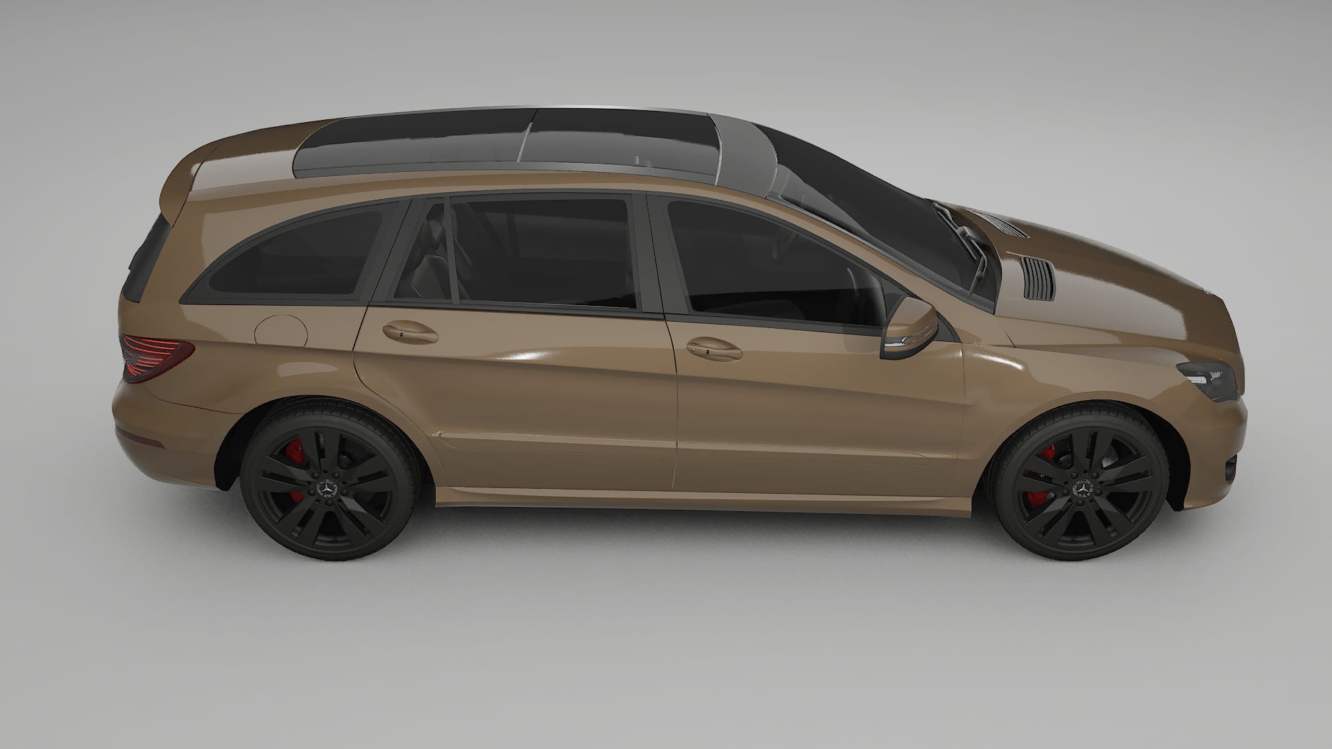 Mercedes R-class W251 facelift LCI TPU Paint Protection Film | SAHARA Color Change PPF Full Pre-Cut Kit