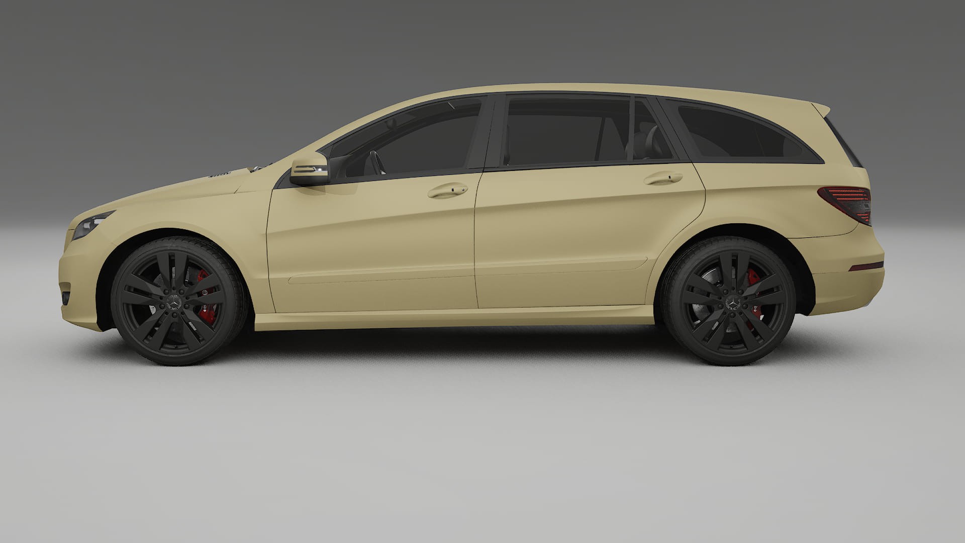 Mercedes R-class W251 facelift LCI TPU Paint Protection Film | SAND Color Change PPF Full Pre-Cut Kit