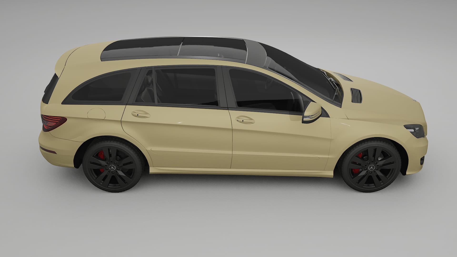 Mercedes R-class W251 facelift LCI TPU Paint Protection Film | SAND Color Change PPF Full Pre-Cut Kit