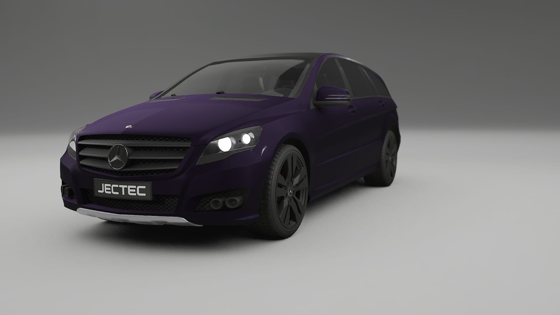 Mercedes R-class W251 facelift LCI TPU Paint Protection Film | VIOLET Color Change PPF Full Pre-Cut Kit