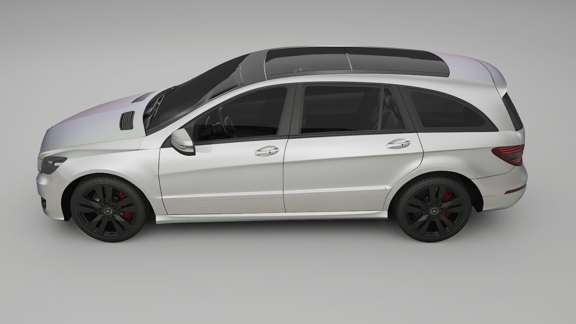 Mercedes R-class W251 facelift LCI TPU Paint Protection Film | NEBULA Color Change PPF Full Pre-Cut Kit