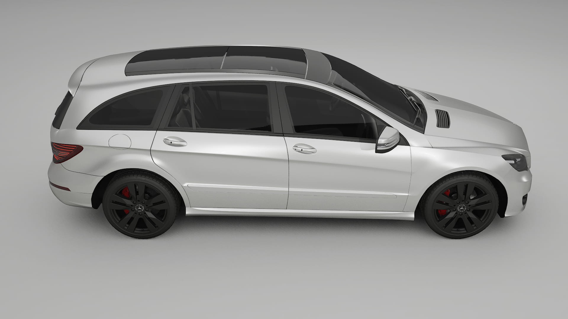 Mercedes R-class W251 facelift LCI TPU Paint Protection Film | OPAL Color Change PPF Full Pre-Cut Kit