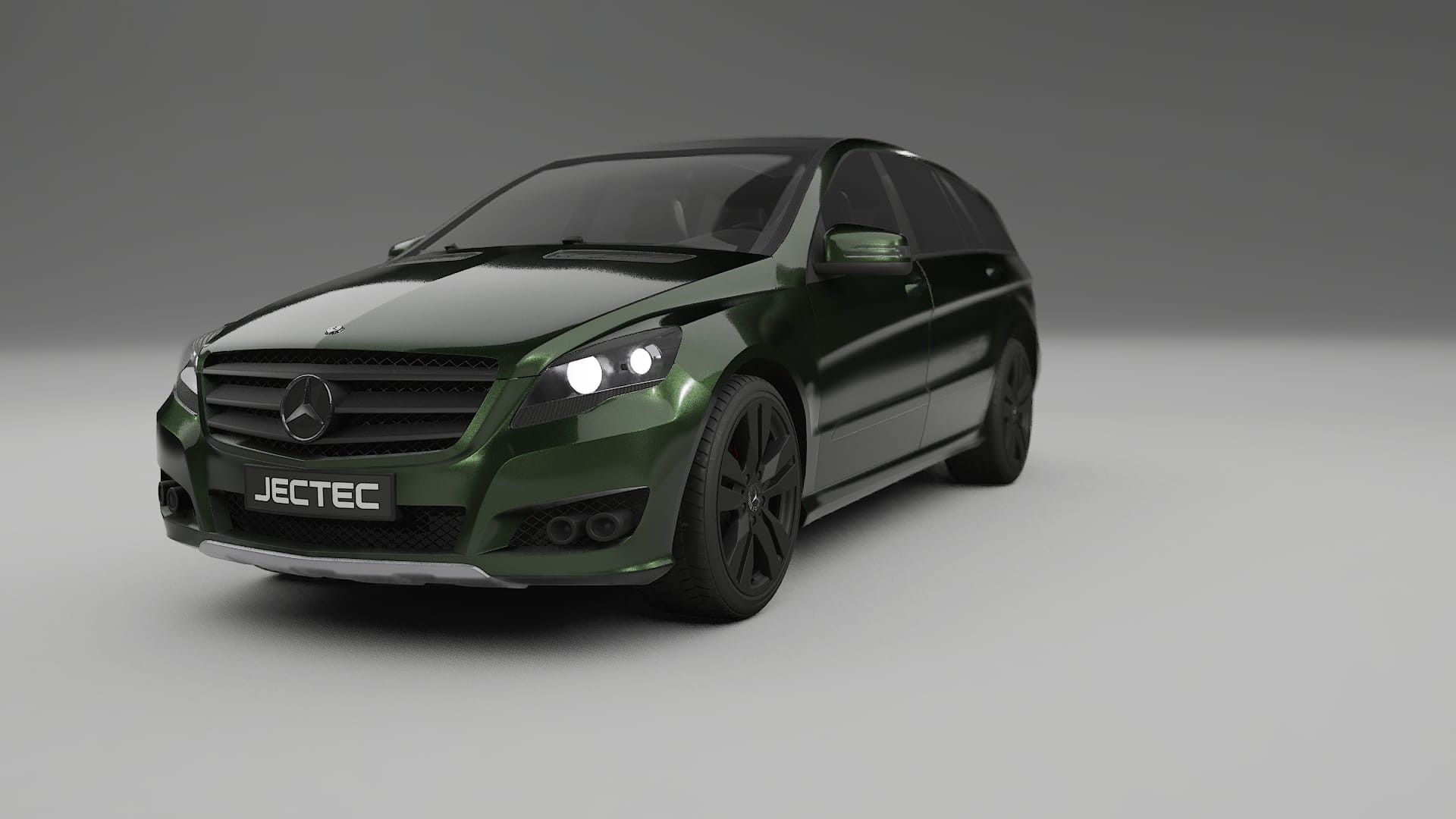 Mercedes R-class W251 facelift LCI TPU Paint Protection Film | LAGOON Color Change PPF Full Pre-Cut Kit