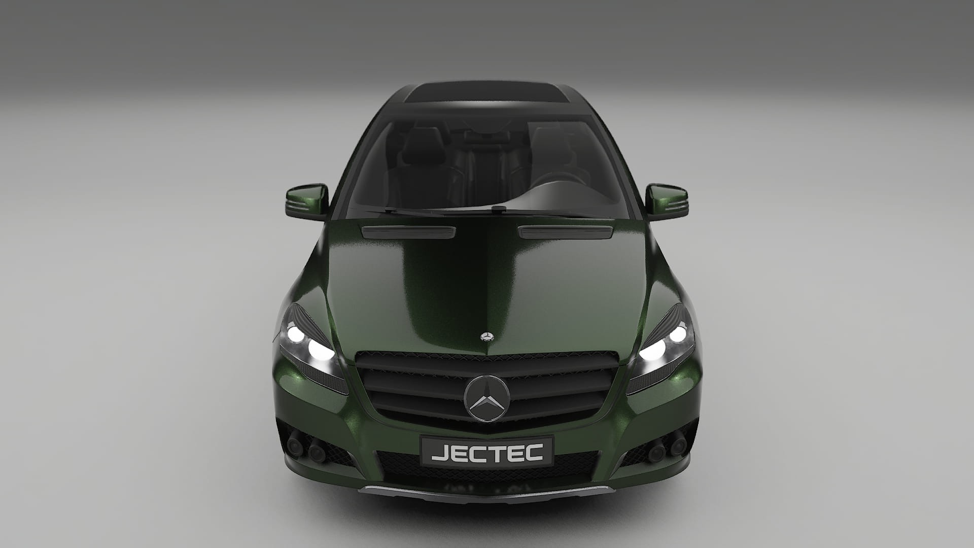 Mercedes R-class W251 facelift LCI TPU Paint Protection Film | LAGOON Color Change PPF Full Pre-Cut Kit