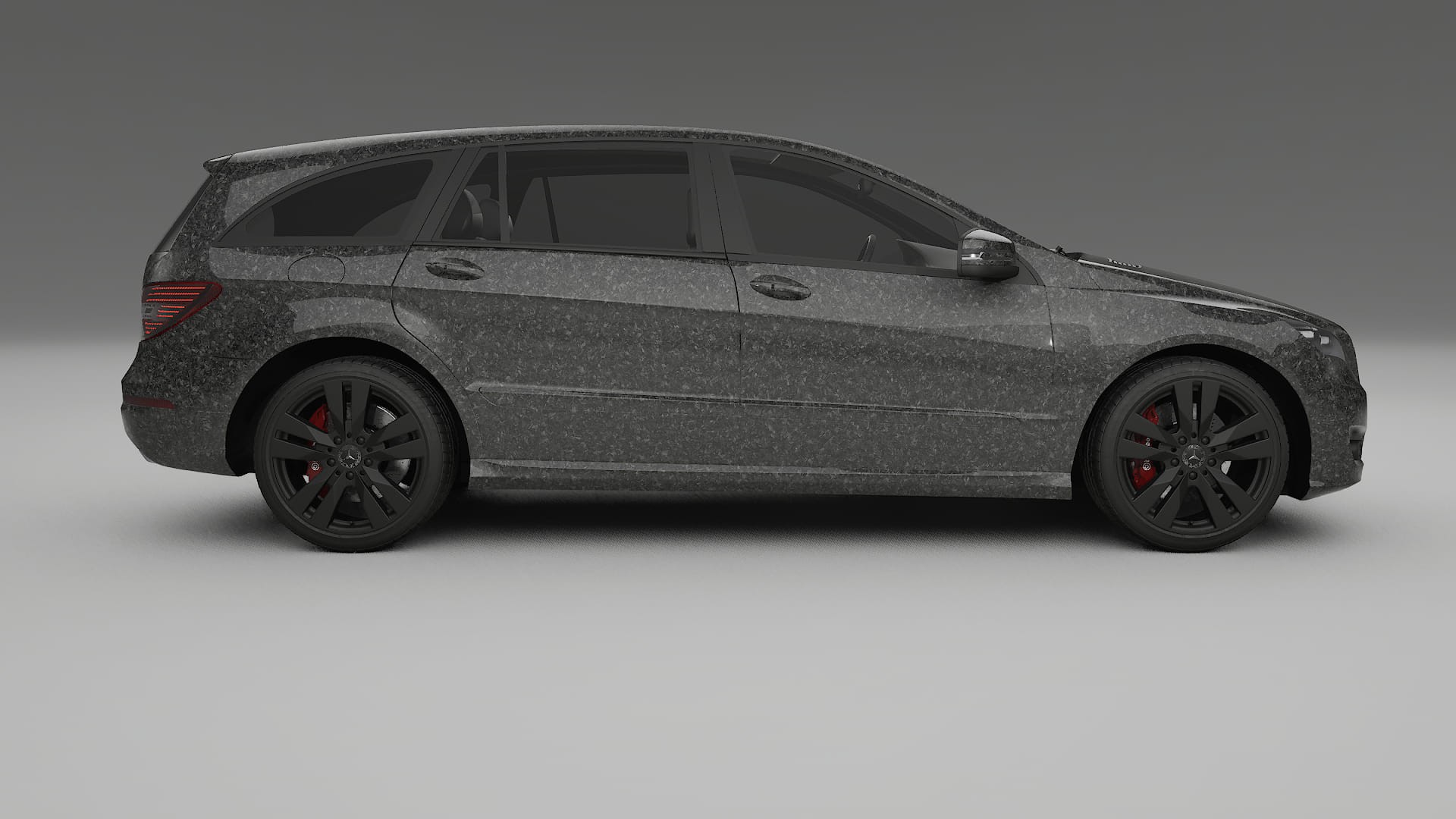 Mercedes R-class W251 facelift LCI TPU Paint Protection Film | FORGED S Color Change PPF Full Pre-Cut Kit