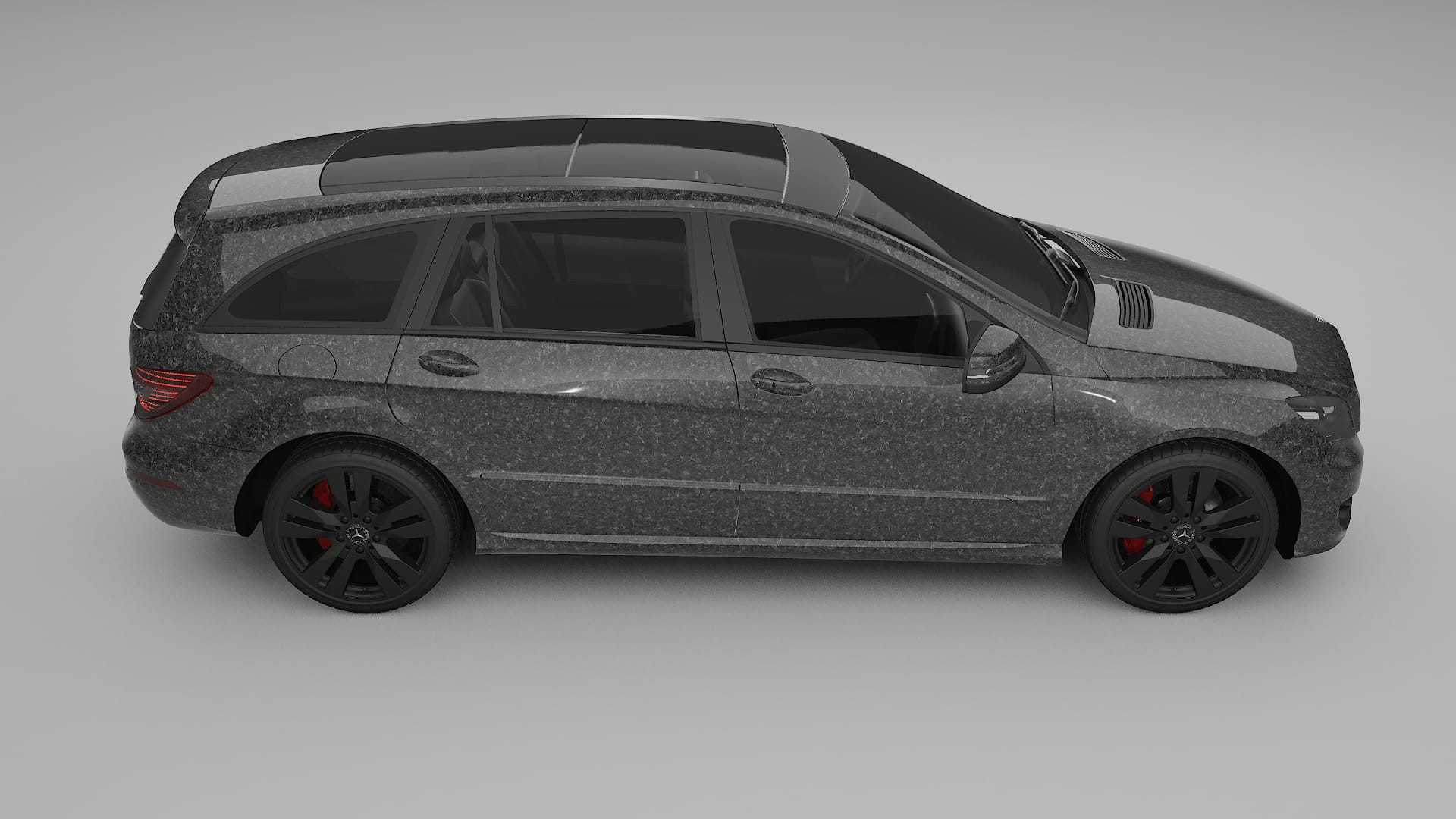 Mercedes R-class W251 facelift LCI TPU Paint Protection Film | FORGED S Color Change PPF Full Pre-Cut Kit