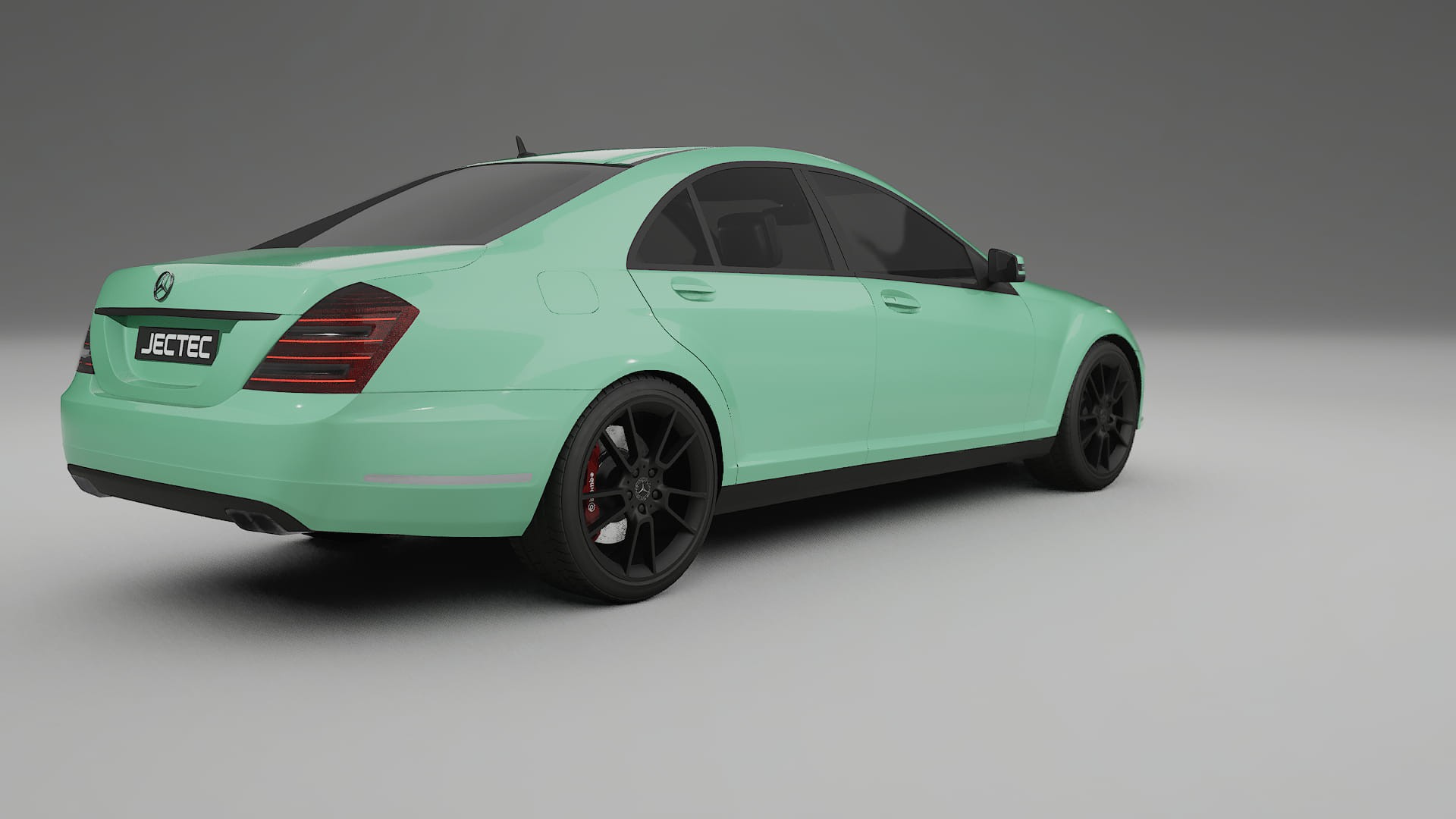 Mercedes S-class W221 facelift LCI TPU Paint Protection Film | DUSTY Color Change PPF Full Pre-Cut Kit