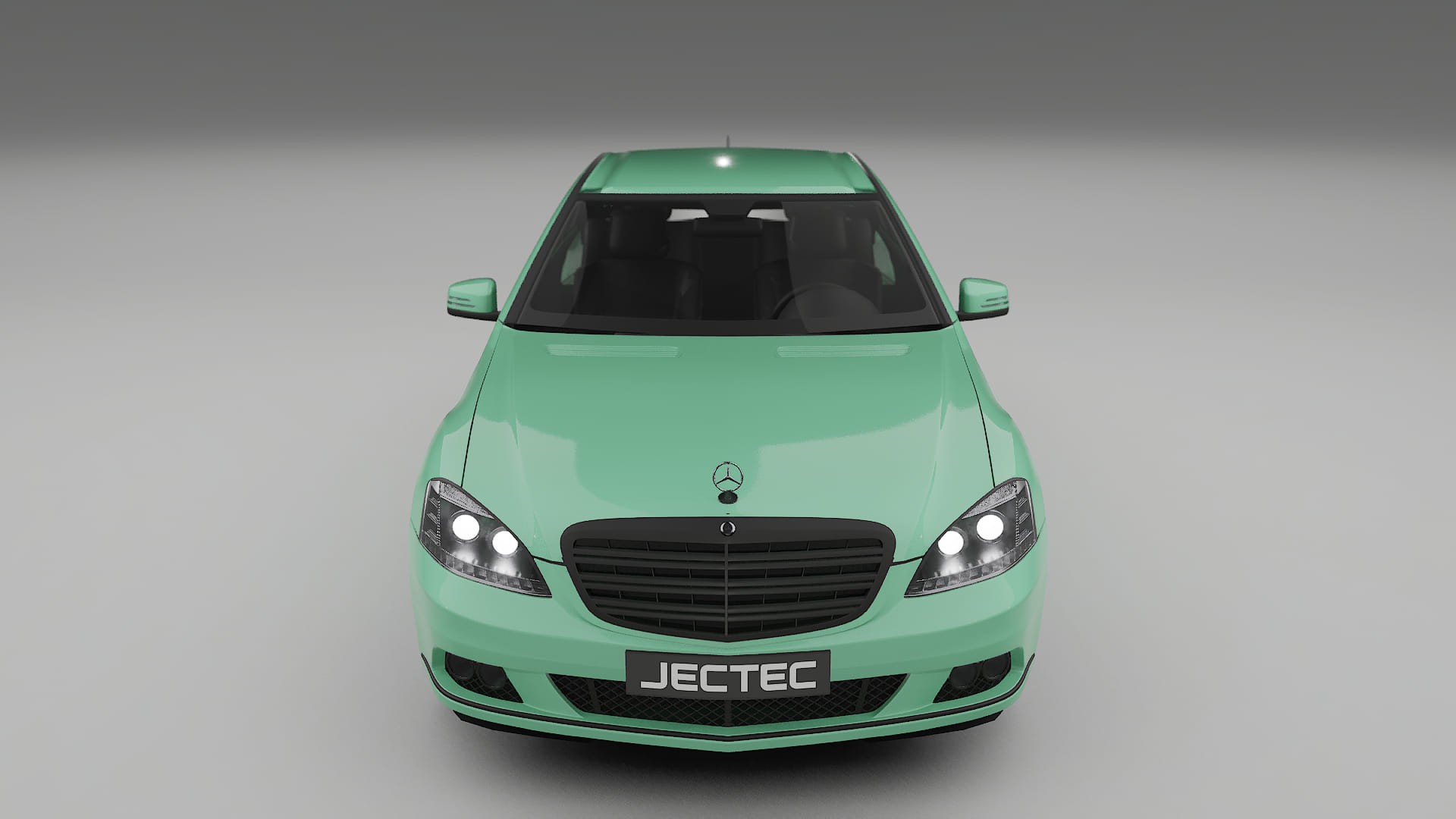 Mercedes S-class W221 facelift LCI TPU Paint Protection Film | DUSTY Color Change PPF Full Pre-Cut Kit