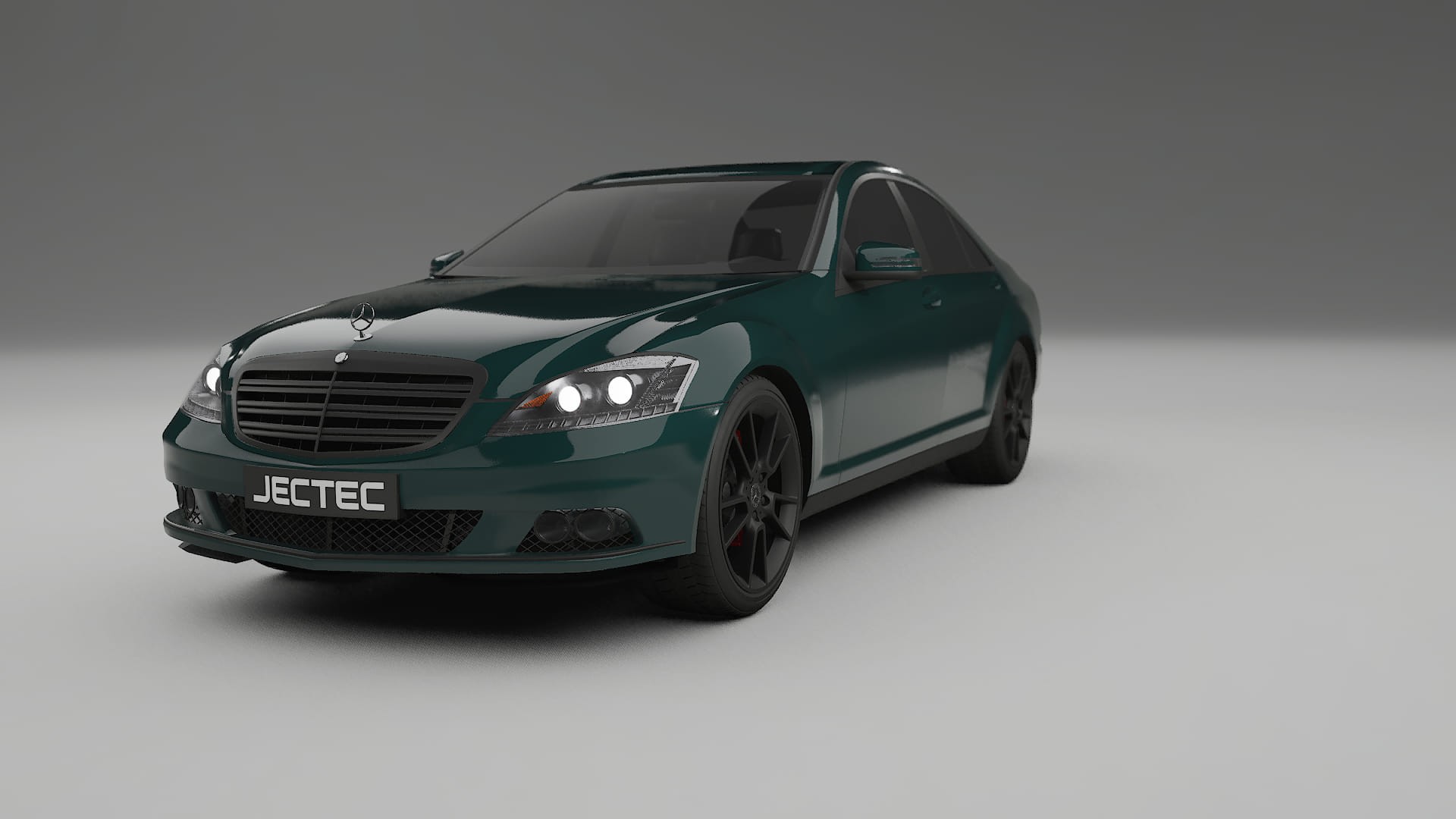 Mercedes S-class W221 facelift LCI TPU Paint Protection Film | INFERNO Color Change PPF Full Pre-Cut Kit