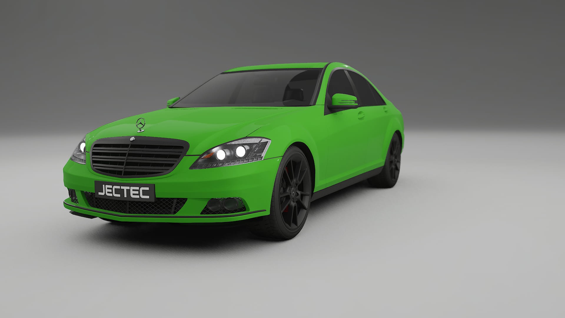 Mercedes S-class W221 facelift LCI TPU Paint Protection Film | VENOM Color Change PPF Full Pre-Cut Kit