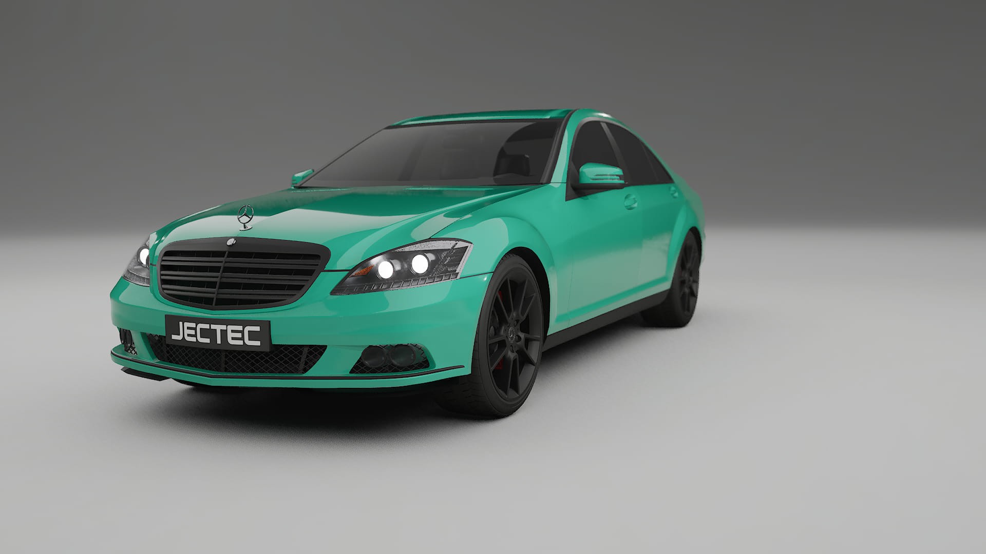 Mercedes S-class W221 facelift LCI TPU Paint Protection Film | JEWEL Color Change PPF Full Pre-Cut Kit