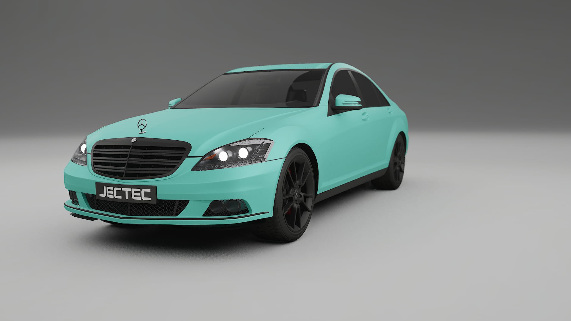 Mercedes S-class W221 facelift LCI TPU Paint Protection Film | FROST Color Change PPF Full Pre-Cut Kit