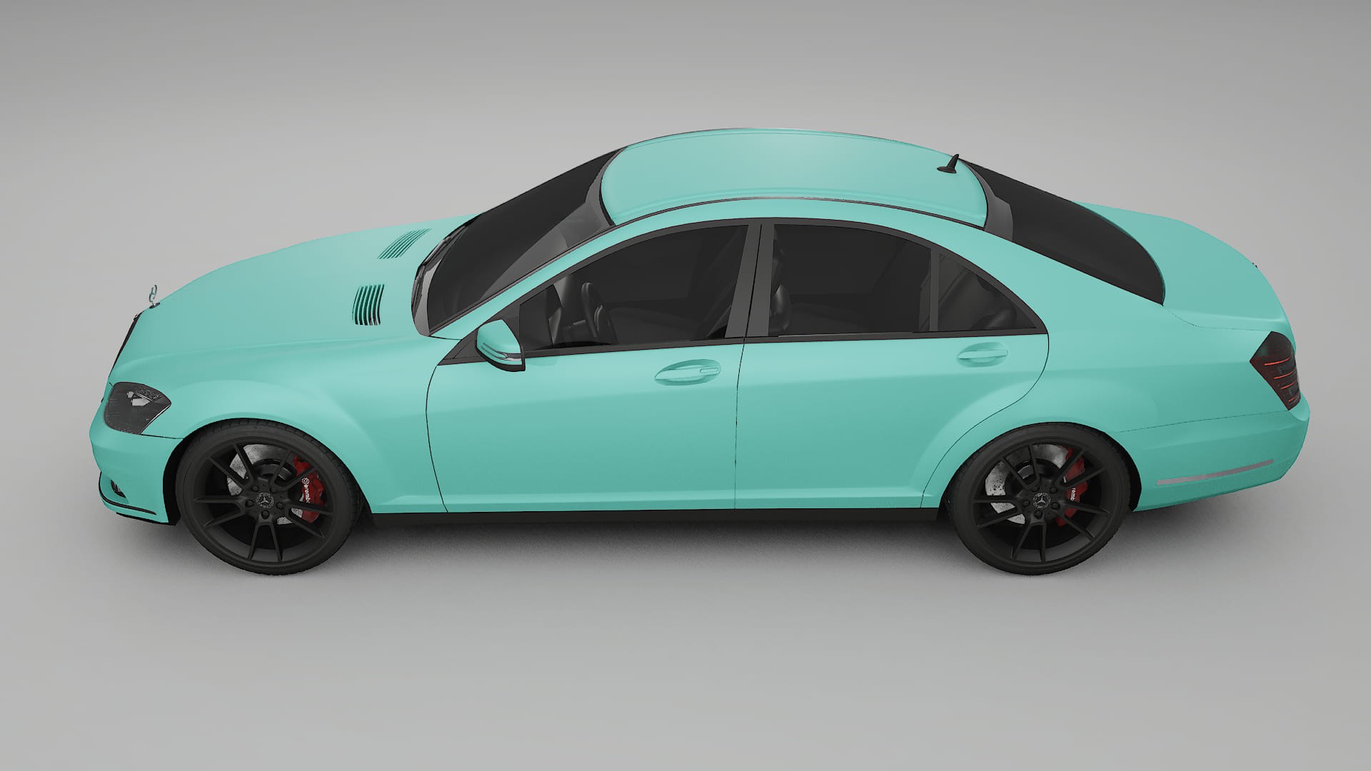 Mercedes S-class W221 facelift LCI TPU Paint Protection Film | FROST Color Change PPF Full Pre-Cut Kit