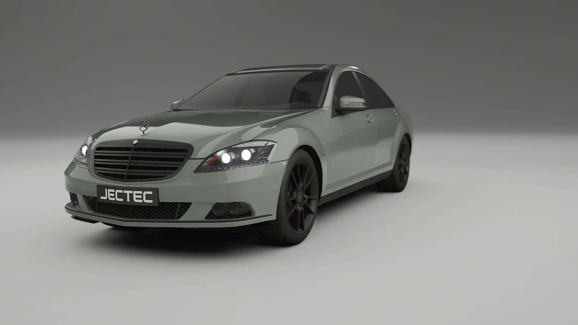 Mercedes S-class W221 facelift LCI TPU Paint Protection Film | SLATE Color Change PPF Full Pre-Cut Kit