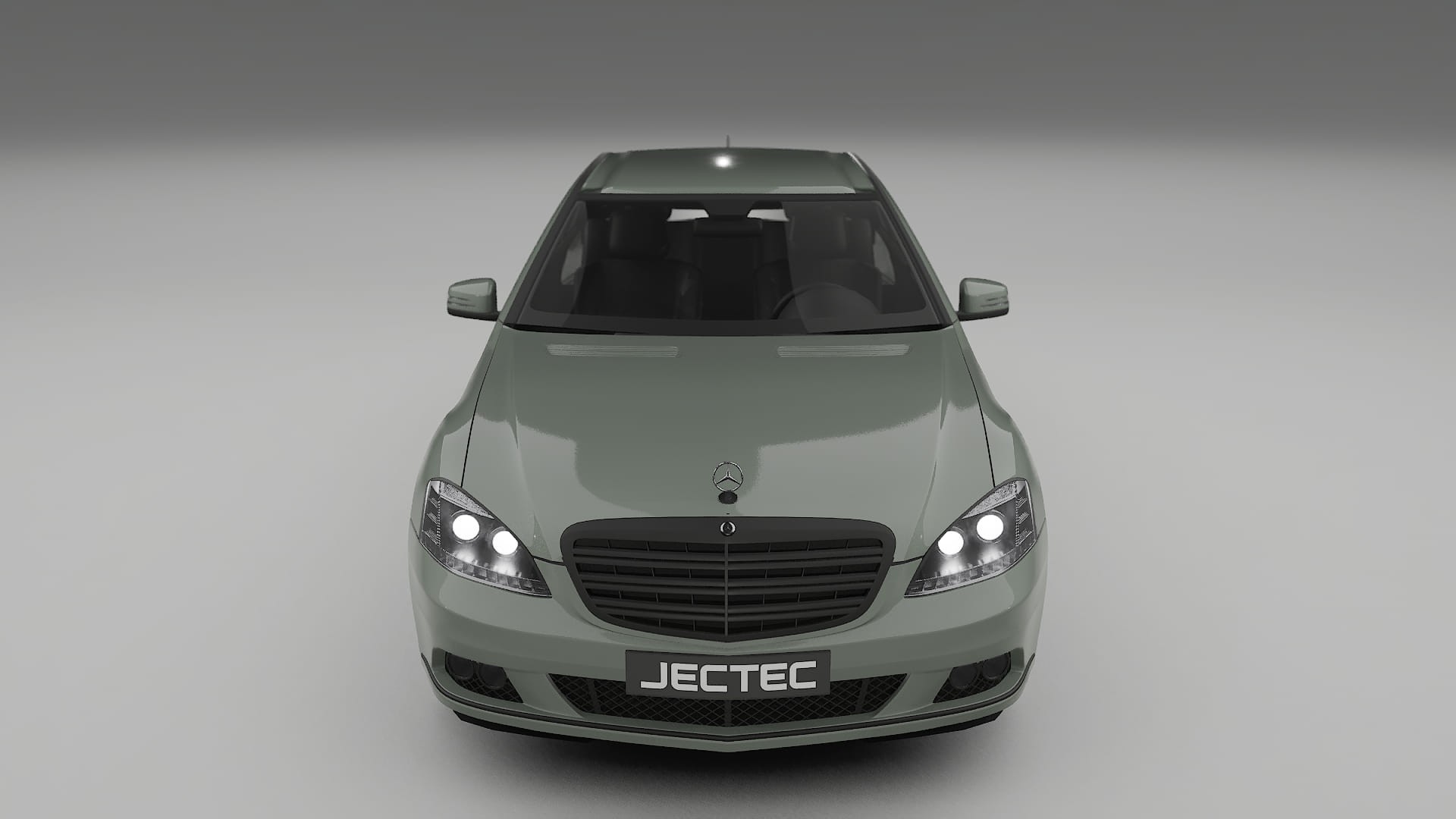 Mercedes S-class W221 facelift LCI TPU Paint Protection Film | SLATE Color Change PPF Full Pre-Cut Kit