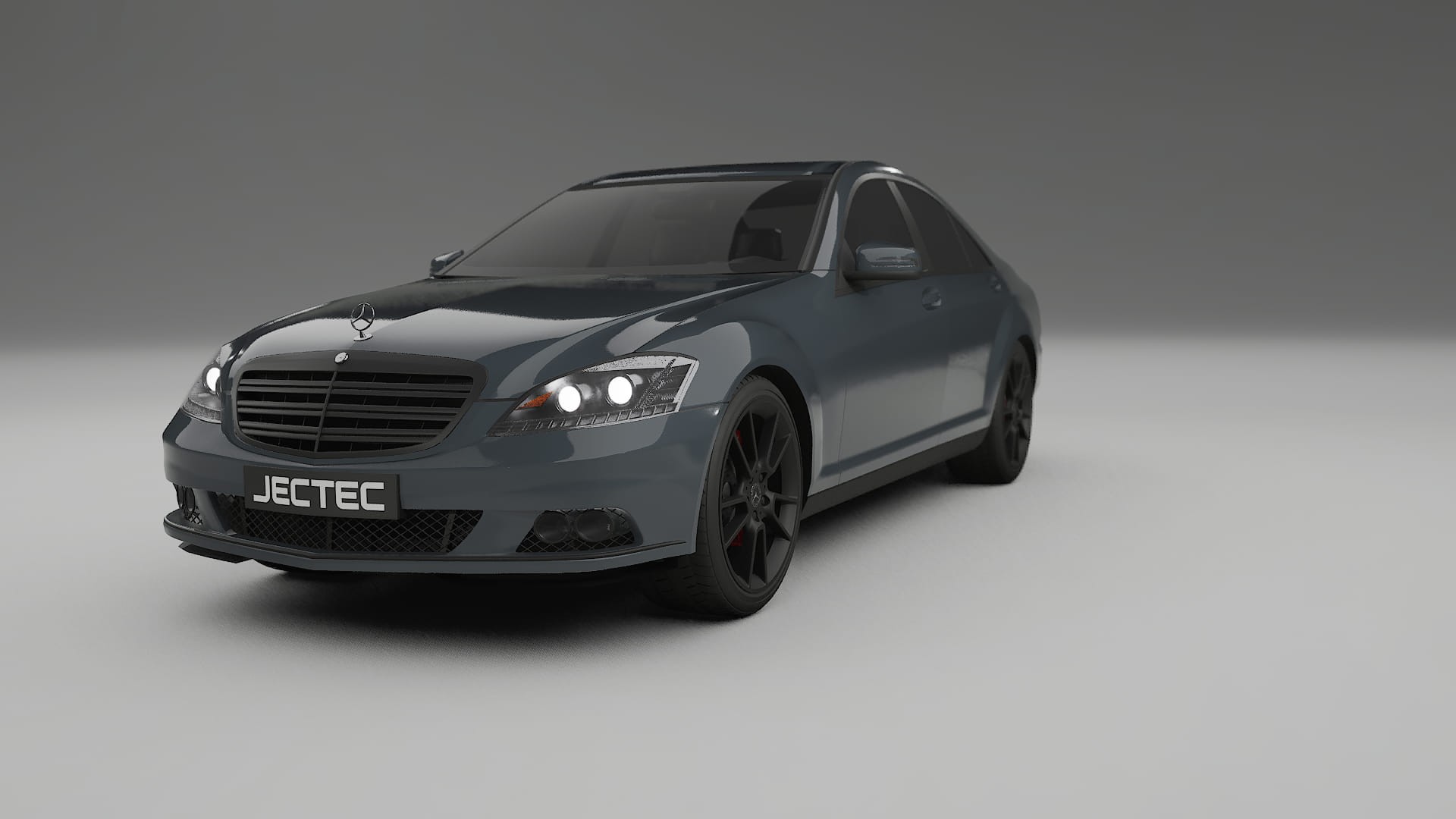 Mercedes S-class W221 facelift LCI TPU Paint Protection Film | GRANITE Color Change PPF Full Pre-Cut Kit