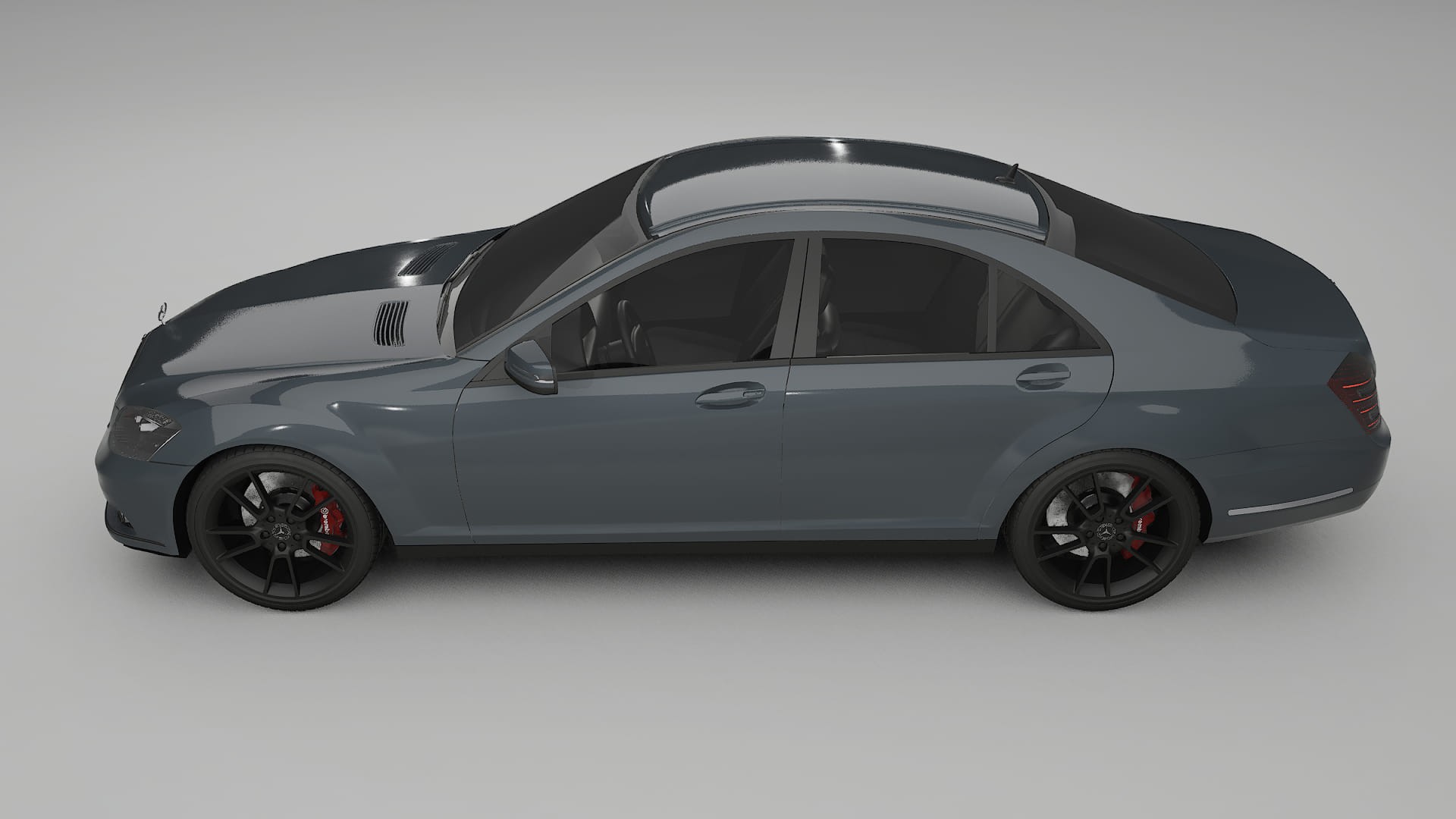 Mercedes S-class W221 facelift LCI TPU Paint Protection Film | GRANITE Color Change PPF Full Pre-Cut Kit