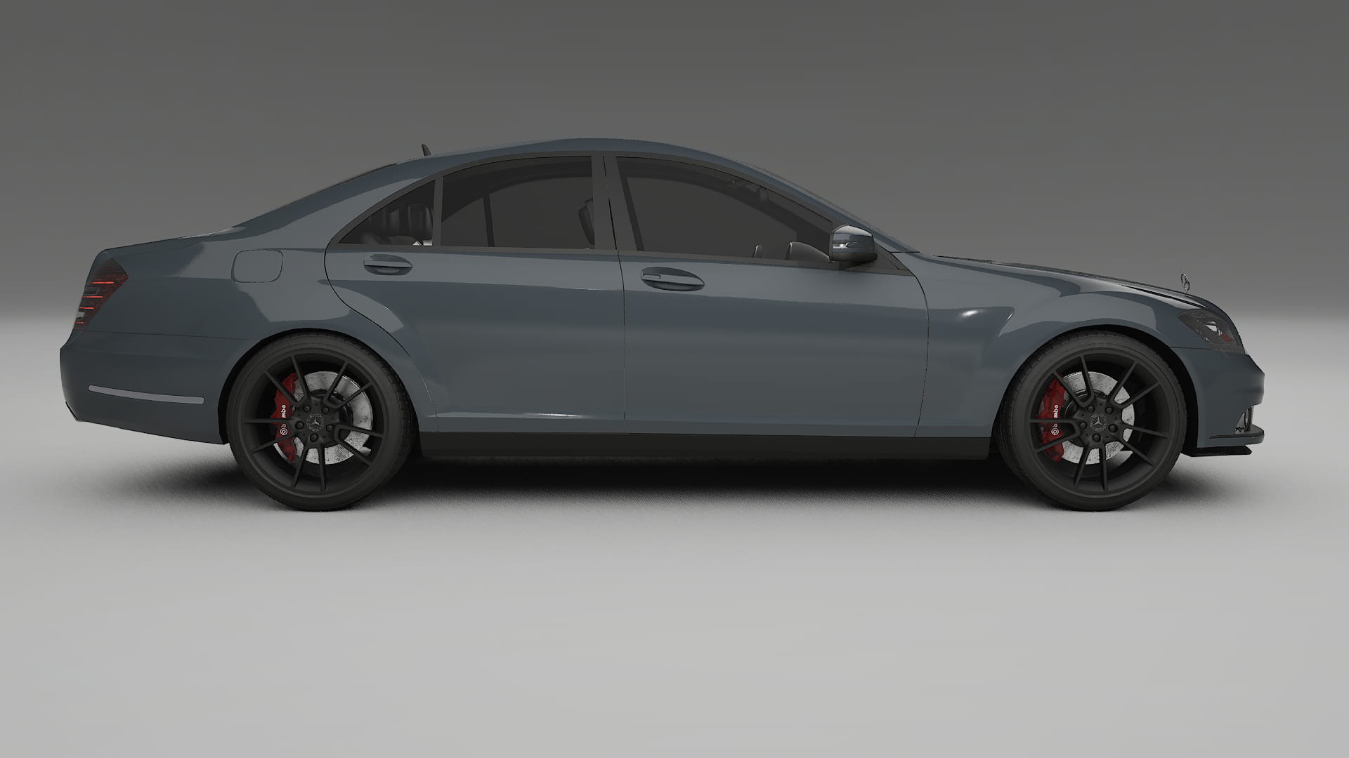 Mercedes S-class W221 facelift LCI TPU Paint Protection Film | GRANITE Color Change PPF Full Pre-Cut Kit