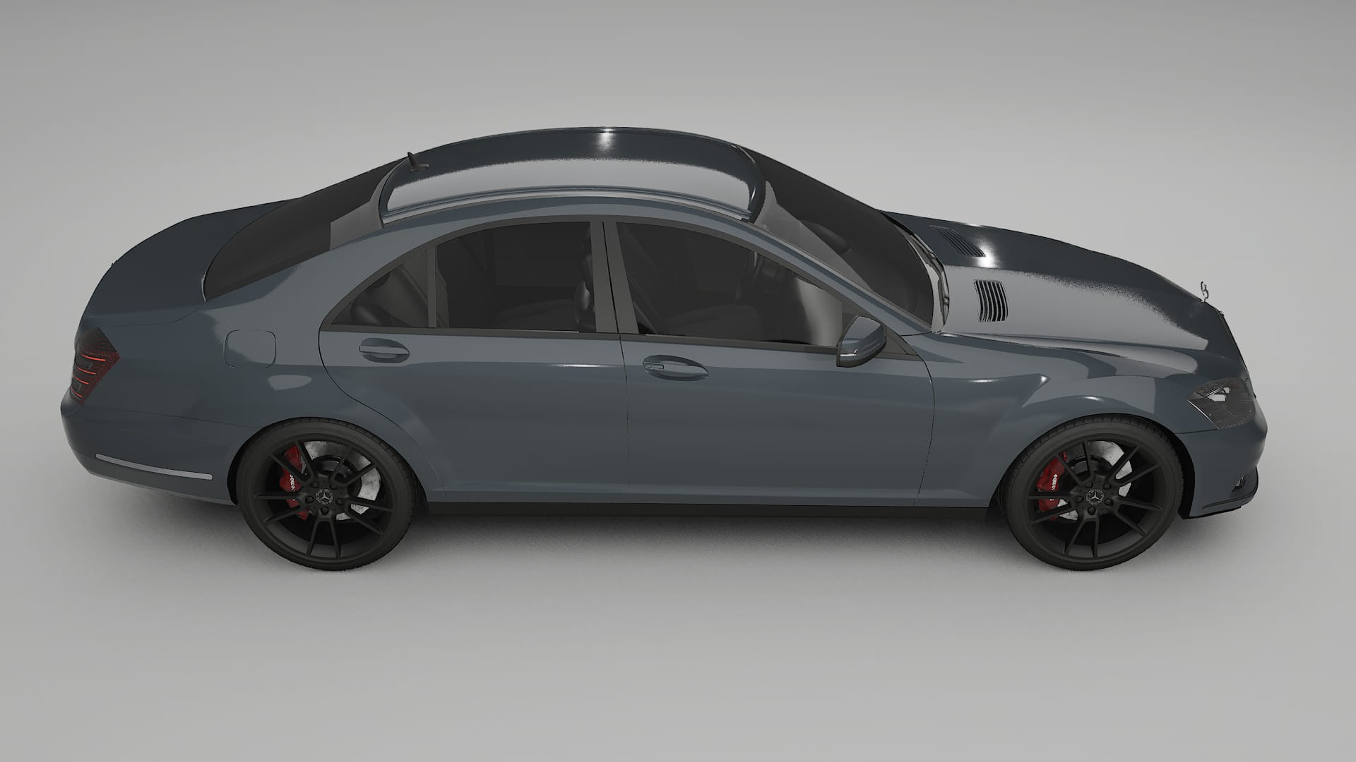 Mercedes S-class W221 facelift LCI TPU Paint Protection Film | GRANITE Color Change PPF Full Pre-Cut Kit