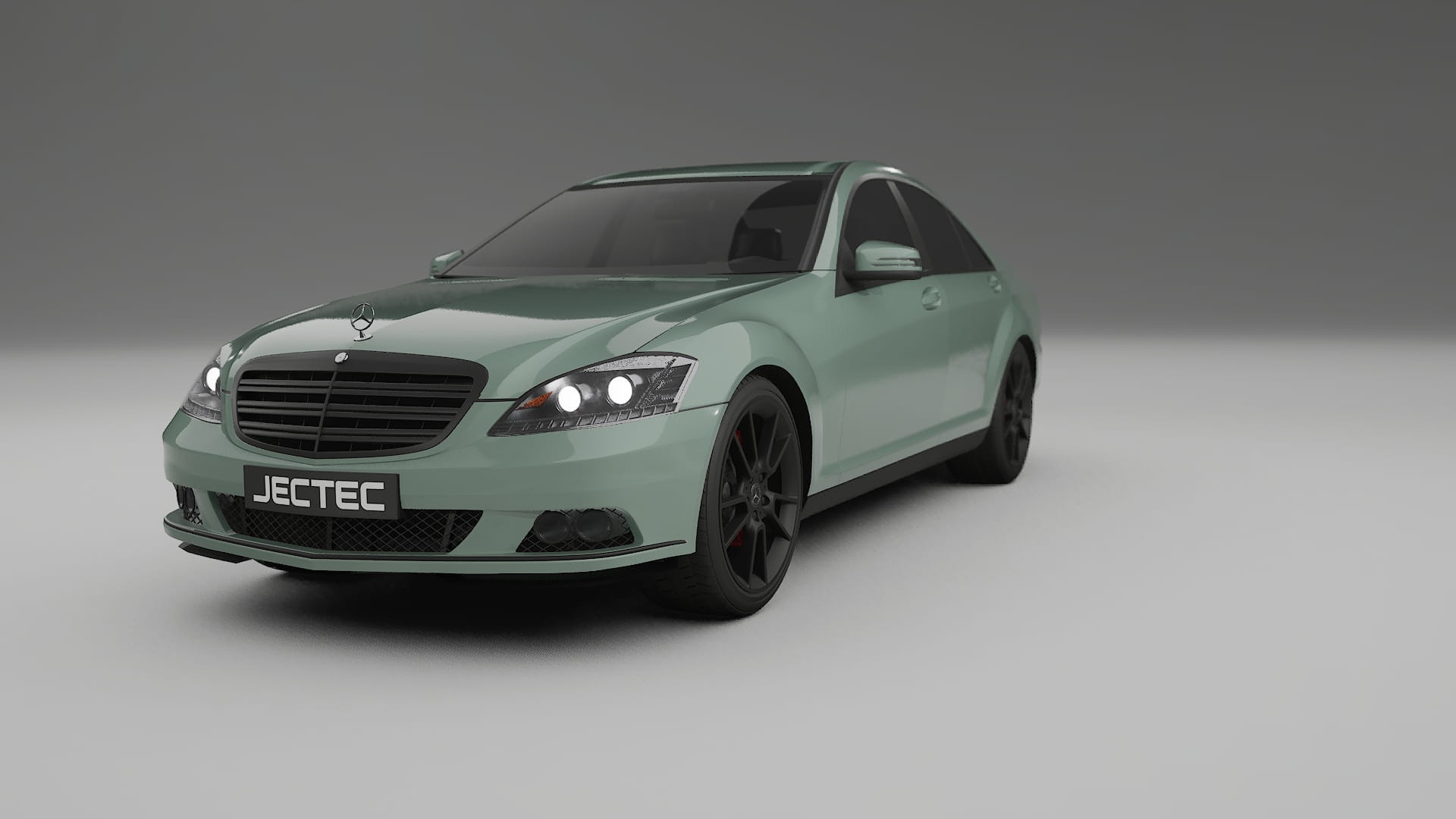 Mercedes S-class W221 facelift LCI TPU Paint Protection Film | CINDER Color Change PPF Full Pre-Cut Kit