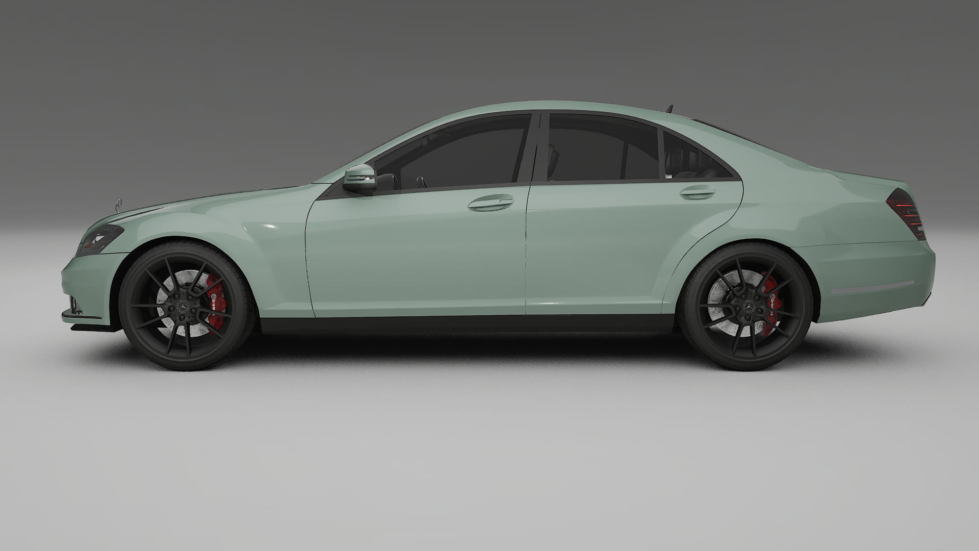 Mercedes S-class W221 facelift LCI TPU Paint Protection Film | CINDER Color Change PPF Full Pre-Cut Kit