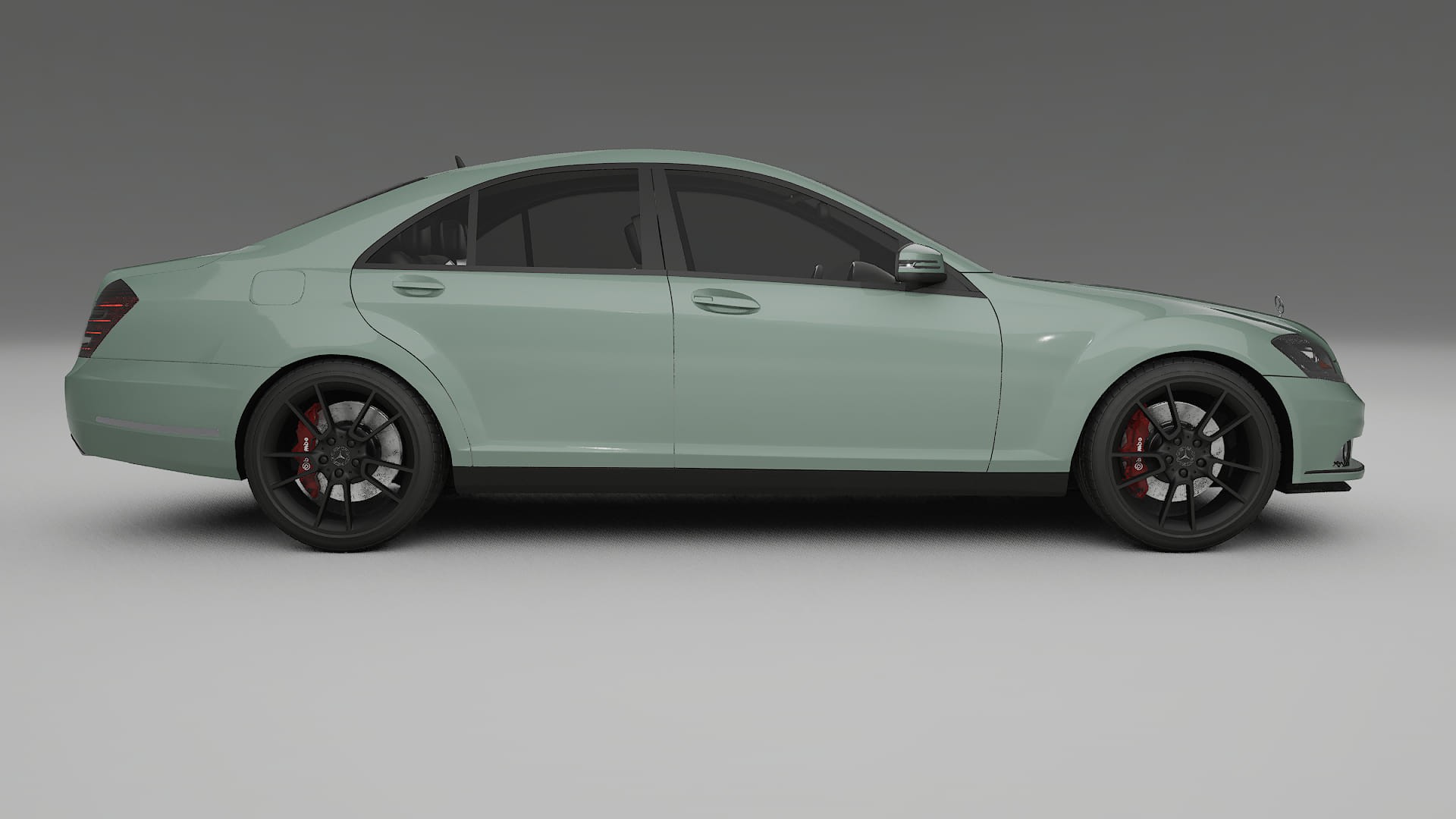 Mercedes S-class W221 facelift LCI TPU Paint Protection Film | CINDER Color Change PPF Full Pre-Cut Kit