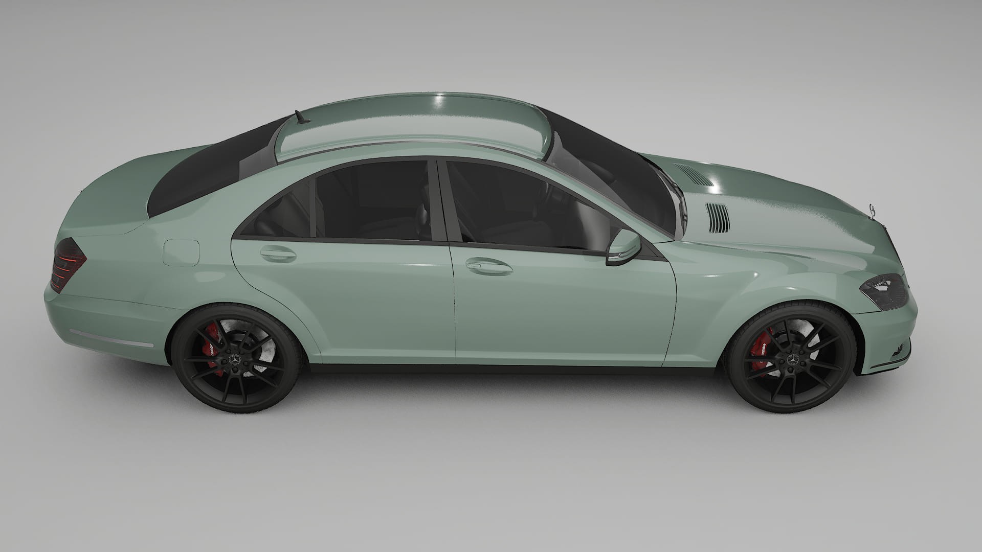 Mercedes S-class W221 facelift LCI TPU Paint Protection Film | CINDER Color Change PPF Full Pre-Cut Kit