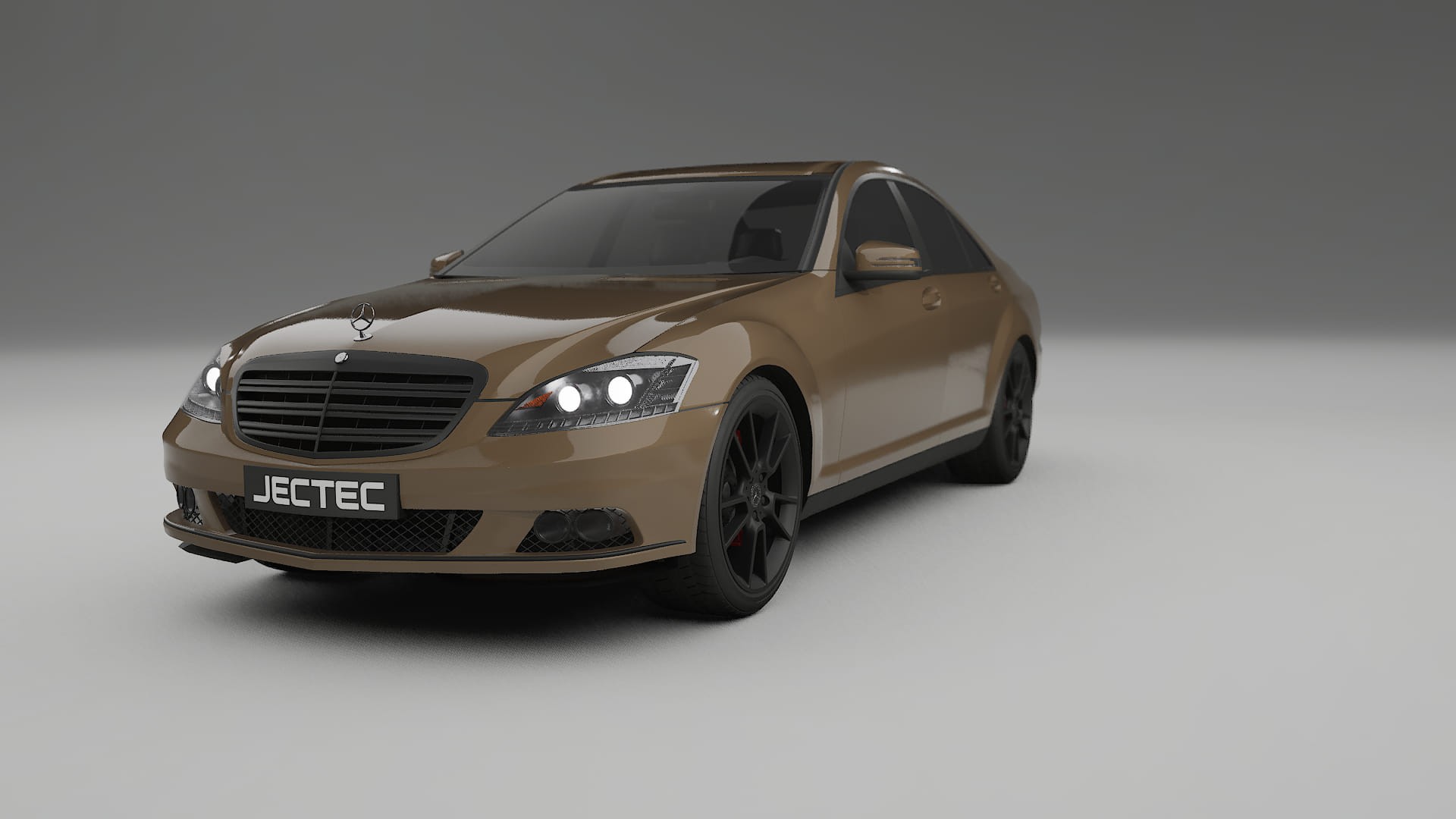 Mercedes S-class W221 facelift LCI TPU Paint Protection Film | SAHARA Color Change PPF Full Pre-Cut Kit