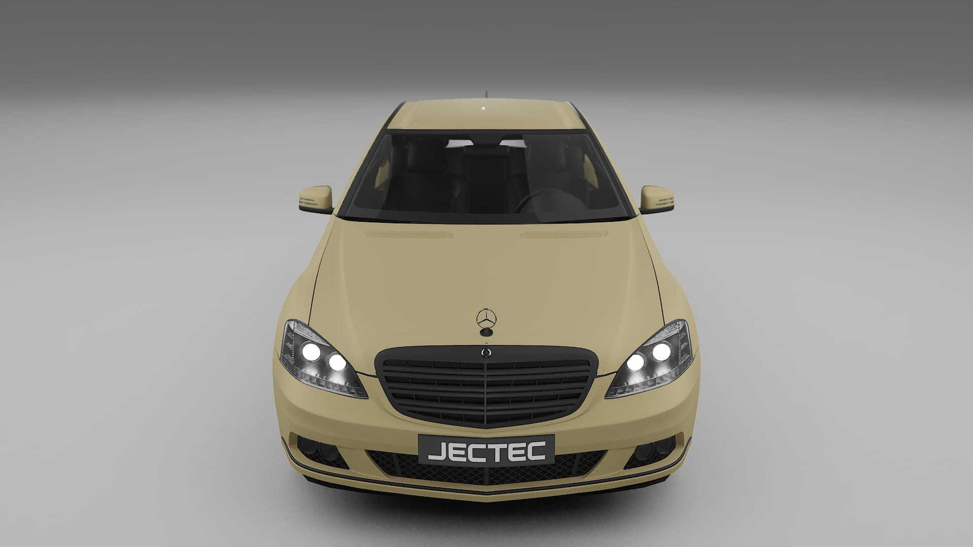 Mercedes S-class W221 facelift LCI TPU Paint Protection Film | SAND Color Change PPF Full Pre-Cut Kit