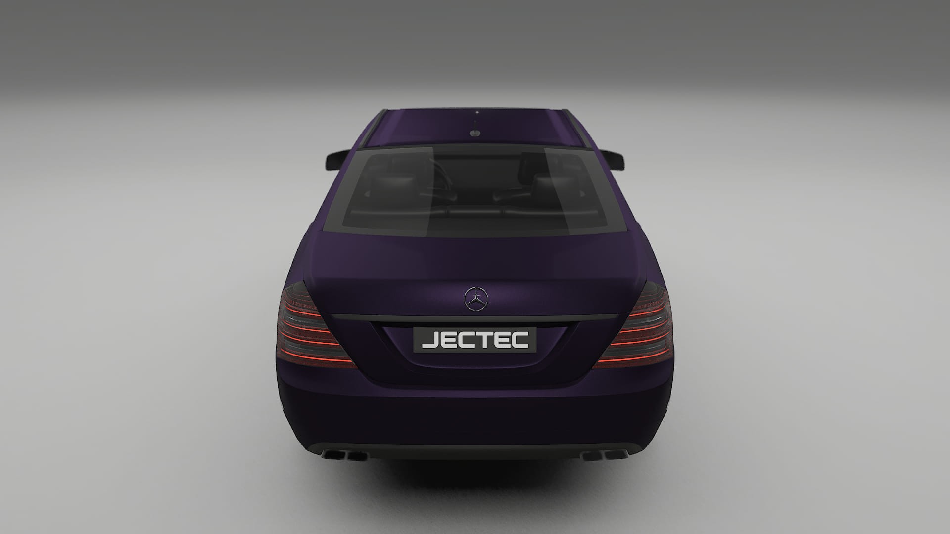 Mercedes S-class W221 facelift LCI TPU Paint Protection Film | VIOLET Color Change PPF Full Pre-Cut Kit