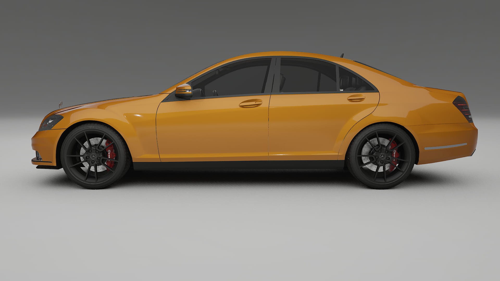 Mercedes S-class W221 facelift LCI TPU Paint Protection Film | DAISY Color Change PPF Full Pre-Cut Kit