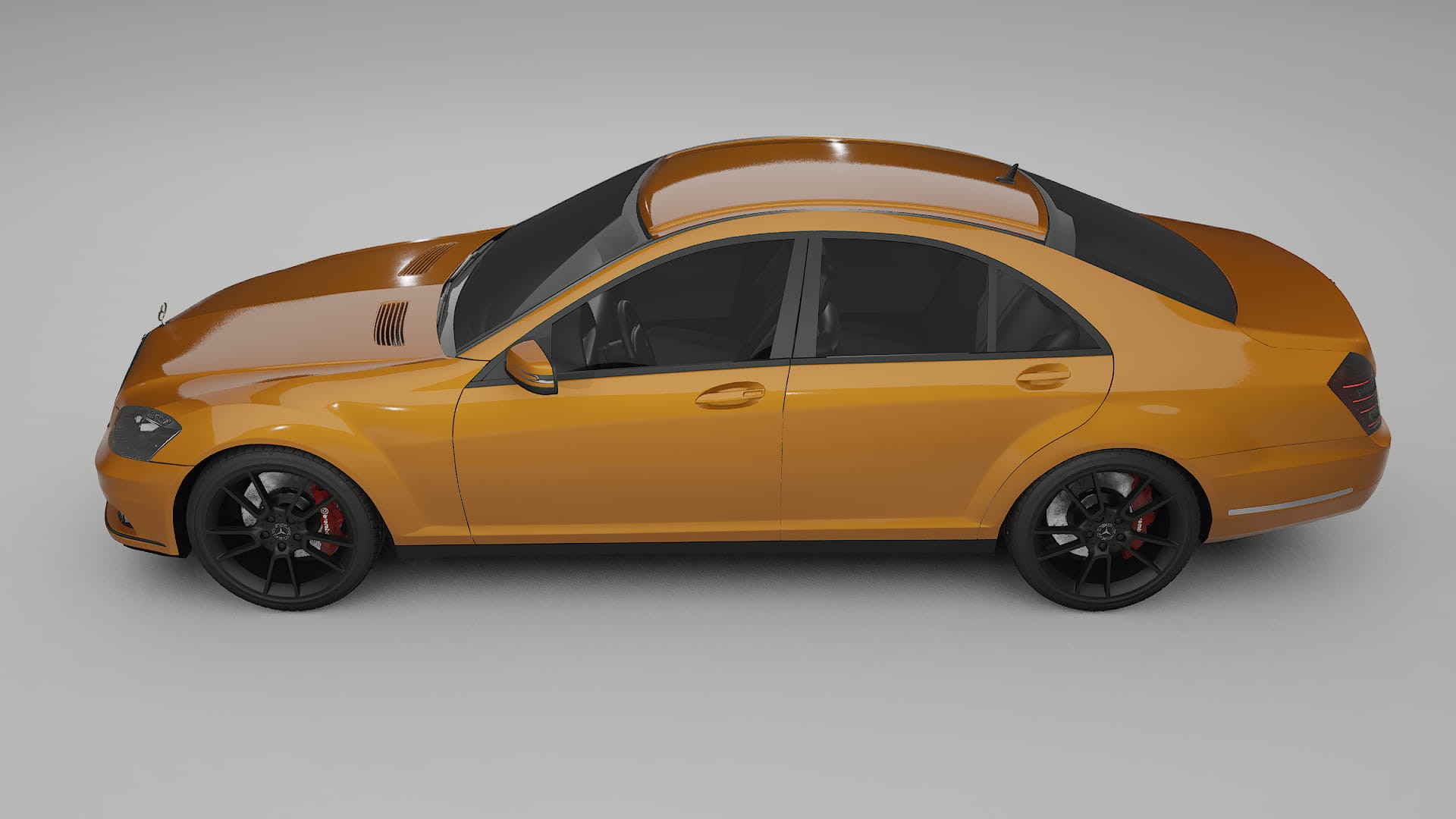 Mercedes S-class W221 facelift LCI TPU Paint Protection Film | DAISY Color Change PPF Full Pre-Cut Kit